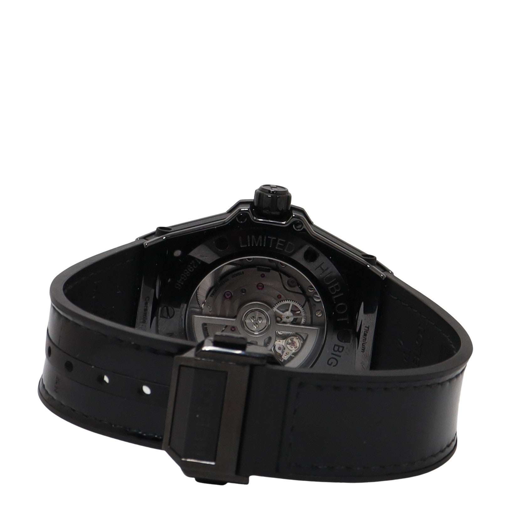 Hublot Big Bang Sang Bleu Black Ceramic 39mm Black Hexagonal Dial Watch Reference# 465.CS.1114.VR.1200.MXM18 - Happy Jewelers Fine Jewelry Lifetime Warranty