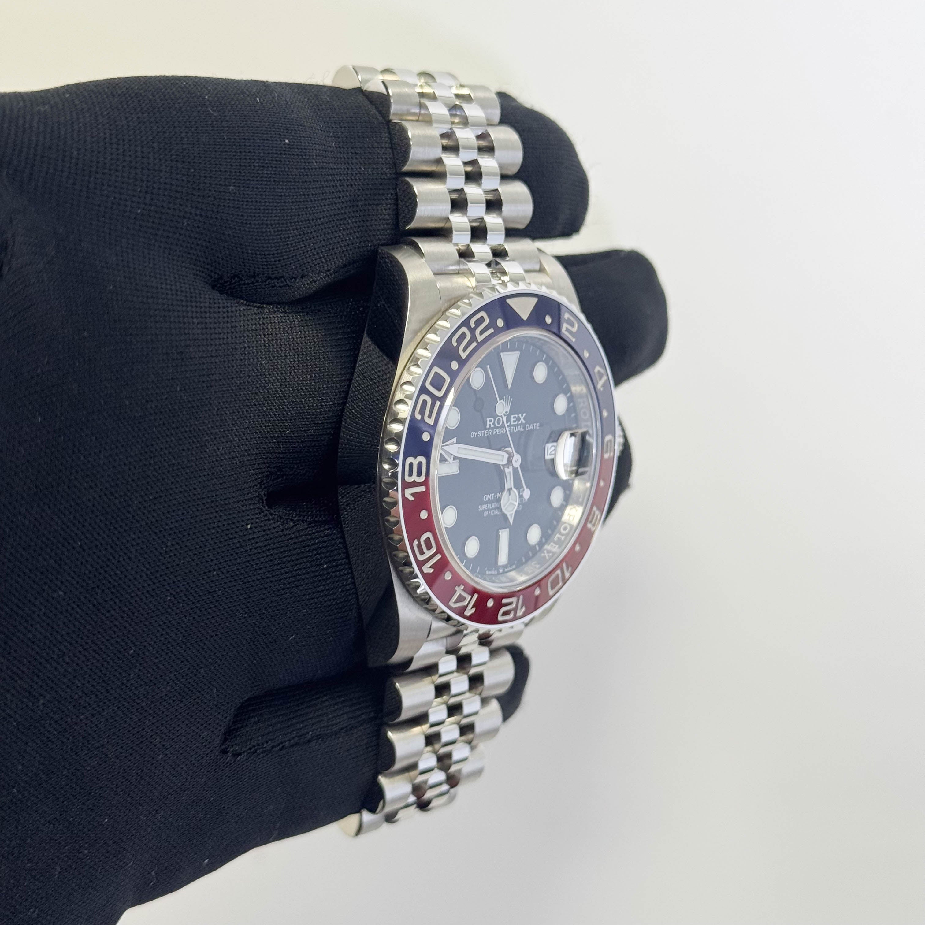 Rolex GMT Master II 40mm Black Dial Watch Ref# 1126710BLRO - Happy Jewelers Fine Jewelry Lifetime Warranty