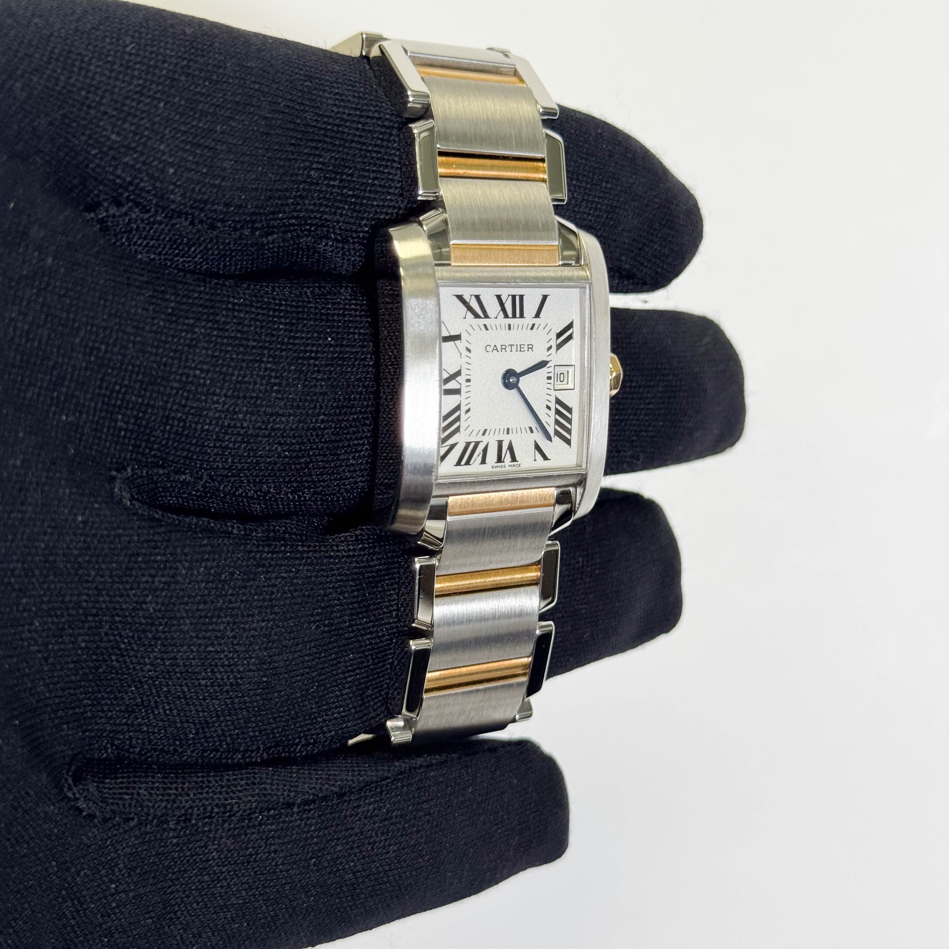 Cartier Tank 25mm White Dial Watch Ref# W51012Q4