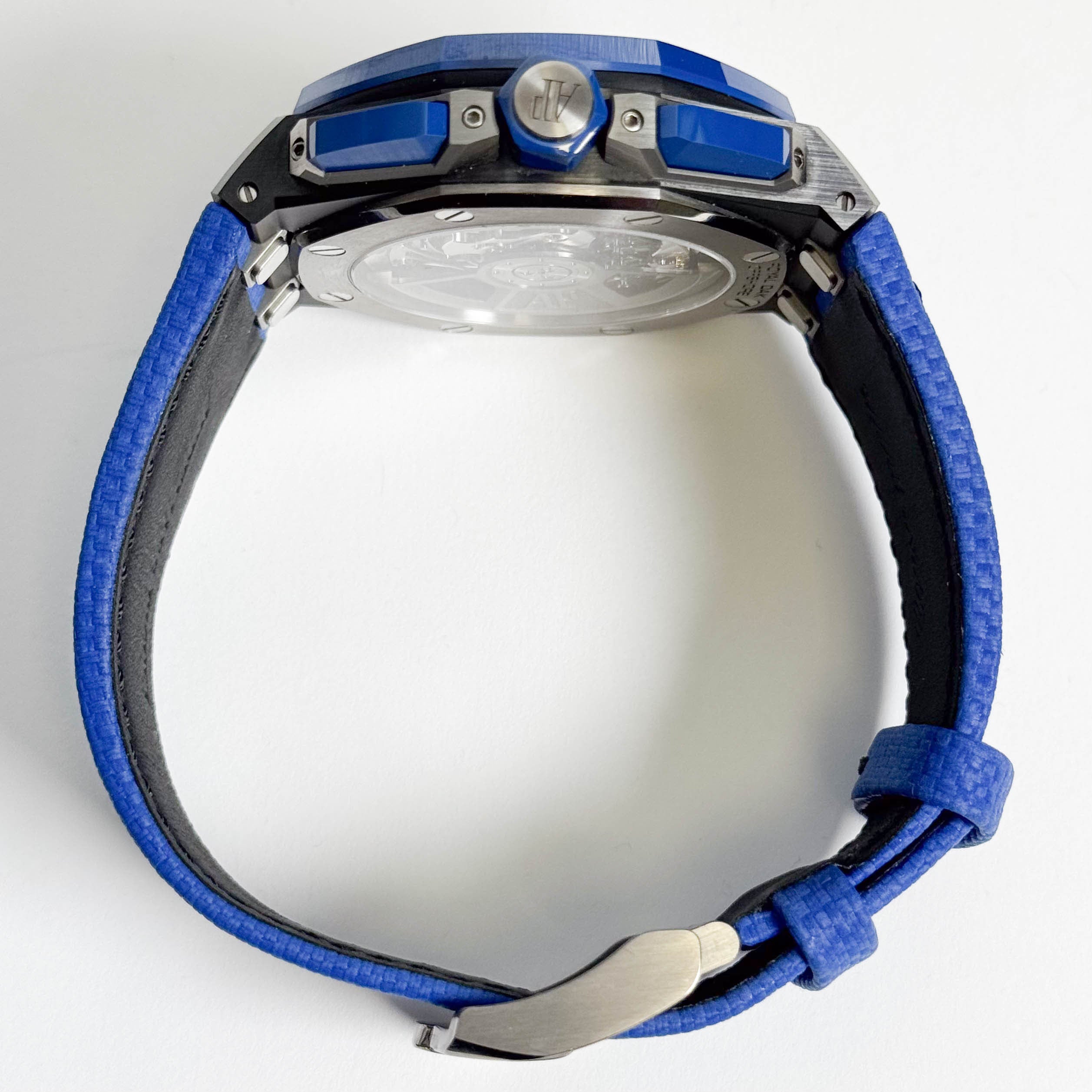 Audemars Piguet Royal Oak Offshore 43mm Blue Dial Watch Ref# 26420CE.OO.A043VE.01 - Happy Jewelers Fine Jewelry Lifetime Warranty