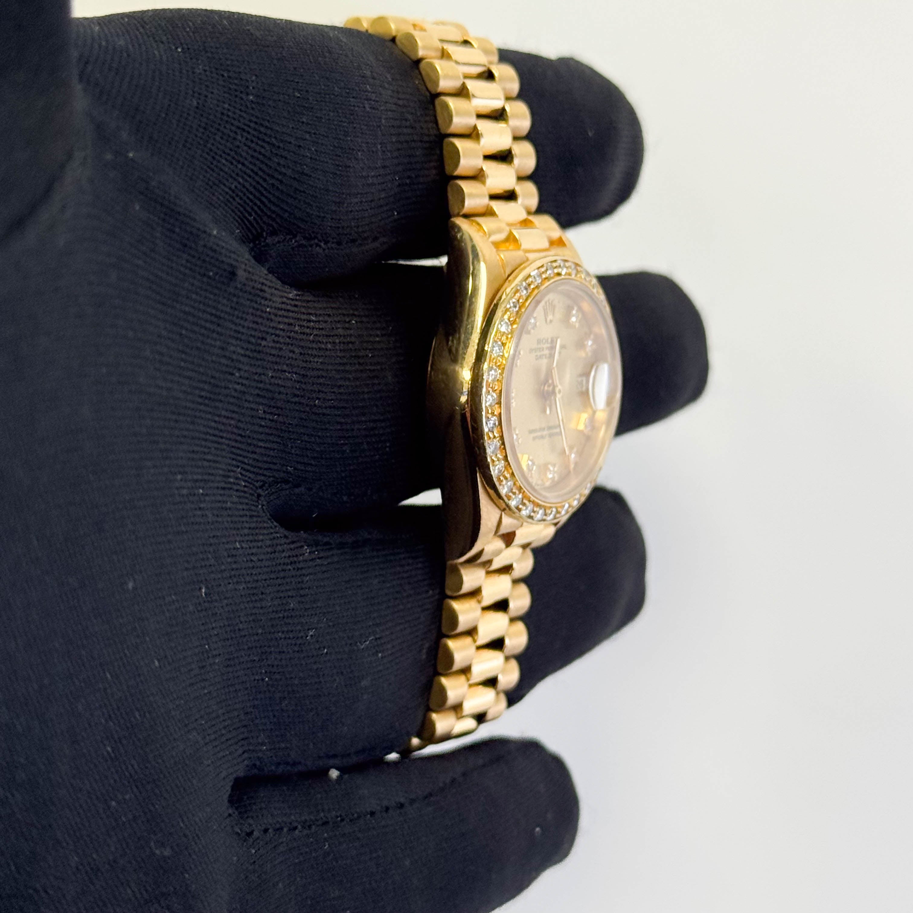 Rolex Datejust 26mm Champagne Dial Watch Ref# 69178