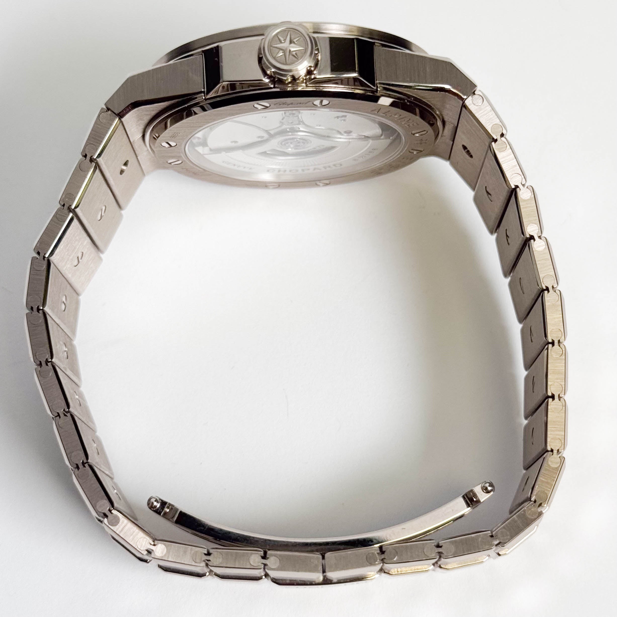 Chopard Alpine Eagle 41mm Pave Diamond Dial Watch Ref# 295363-1006 - Happy Jewelers Fine Jewelry Lifetime Warranty