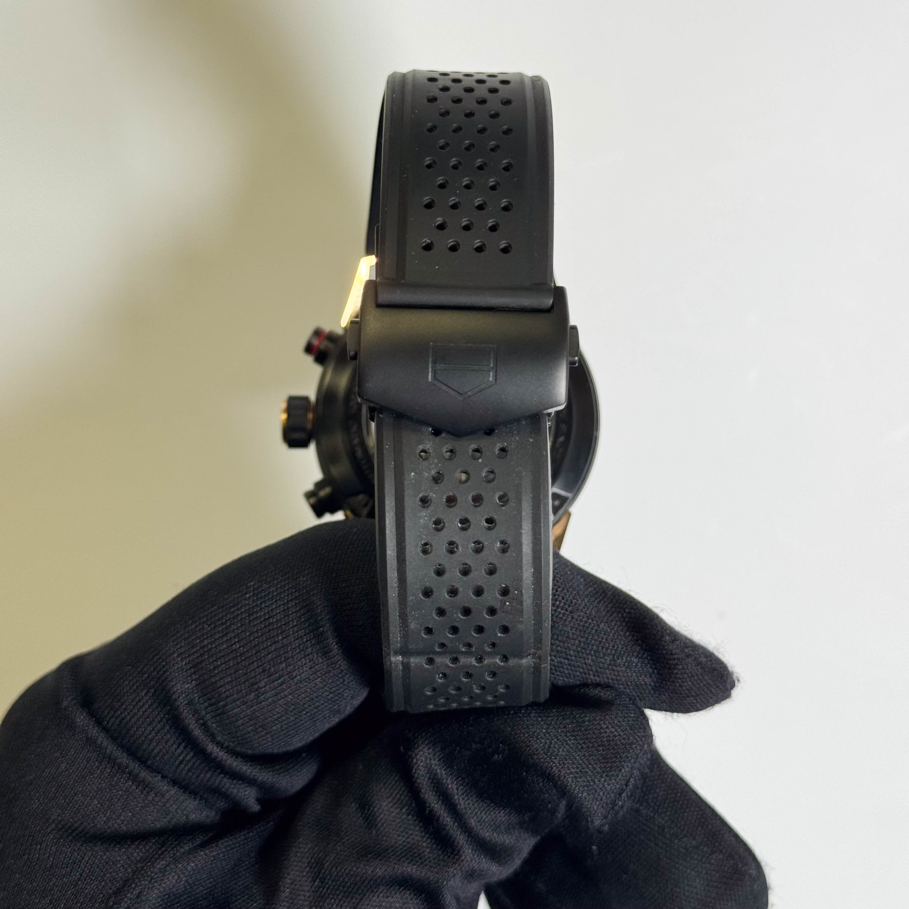 Tag Heuer Carrera Heuer 01 Chronograph 43mm Skeletonized Chronograph Dial Watch Ref# CAR205A.FT6087 - Happy Jewelers Fine Jewelry Lifetime Warranty