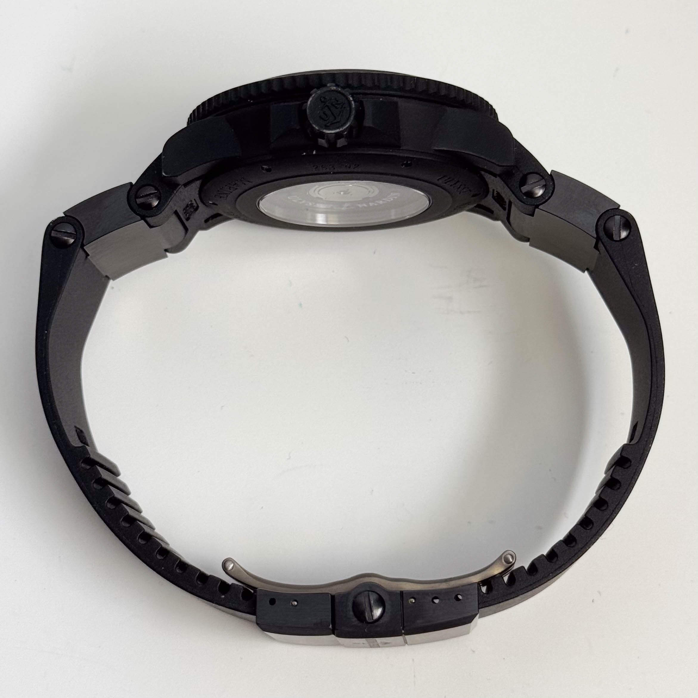 Ulysse Nardin Maxi Marine Diver Black Sea 45mm Black Wave Dial Watch Ref# 263-92-3C - Happy Jewelers Fine Jewelry Lifetime Warranty