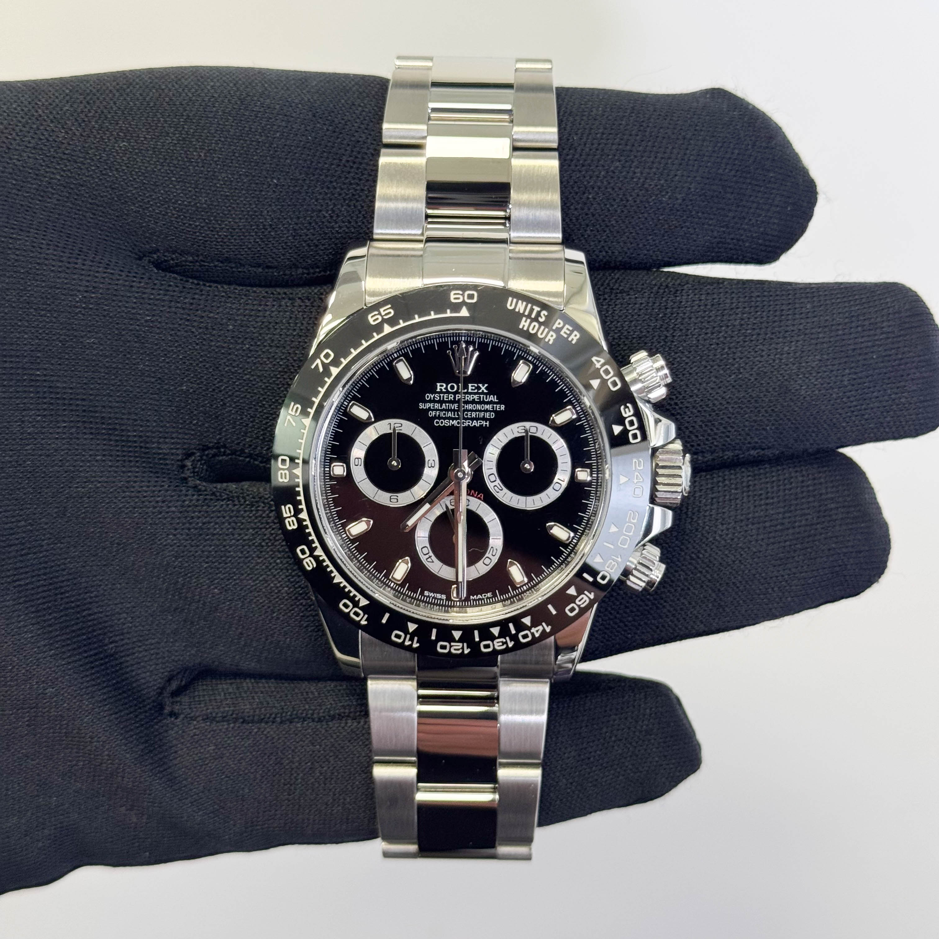 Rolex Daytona 40mm Black Dial Watch Ref# 116500LN - Happy Jewelers Fine Jewelry Lifetime Warranty