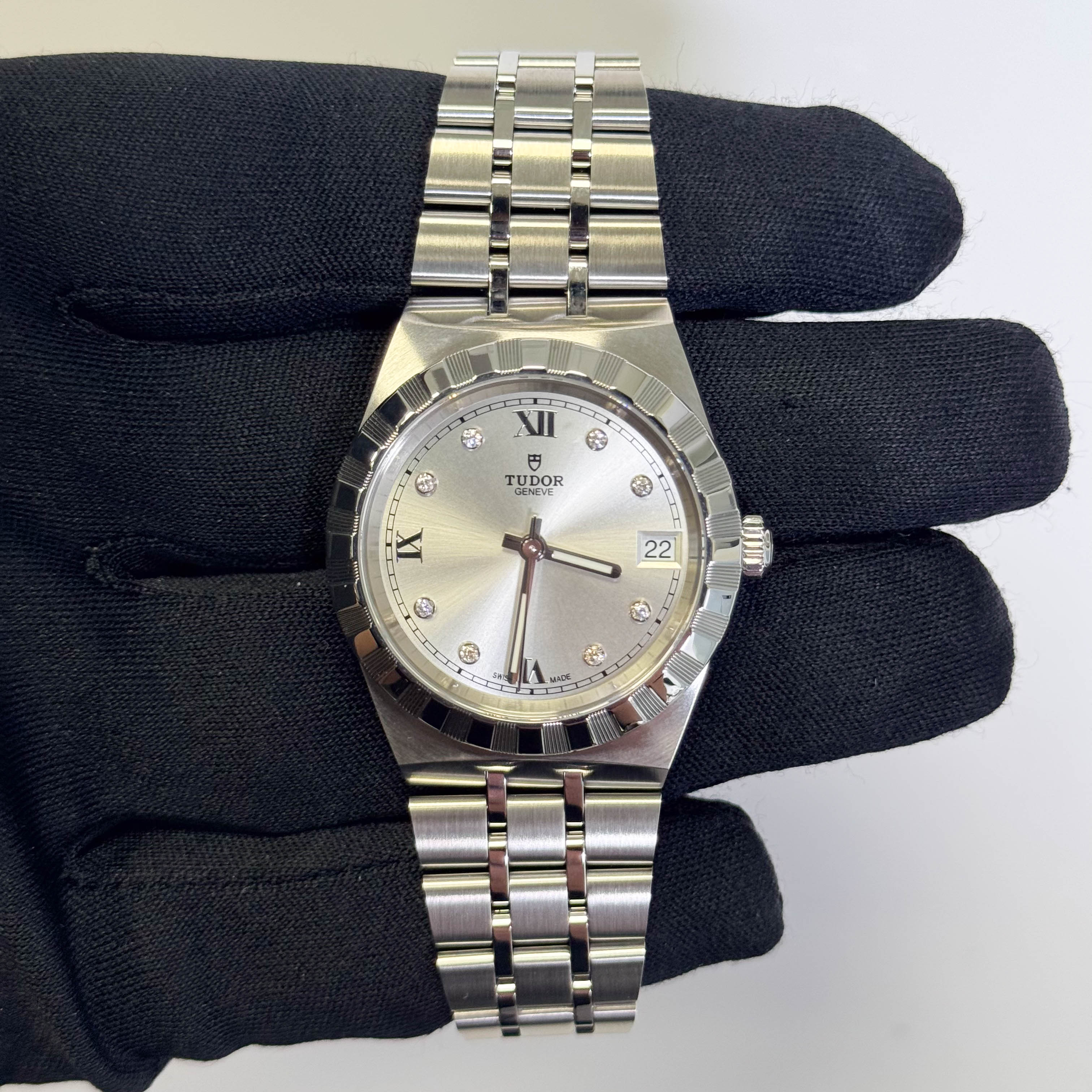 Tudor Royal 34mm Silver Dial Watch Ref# 28400