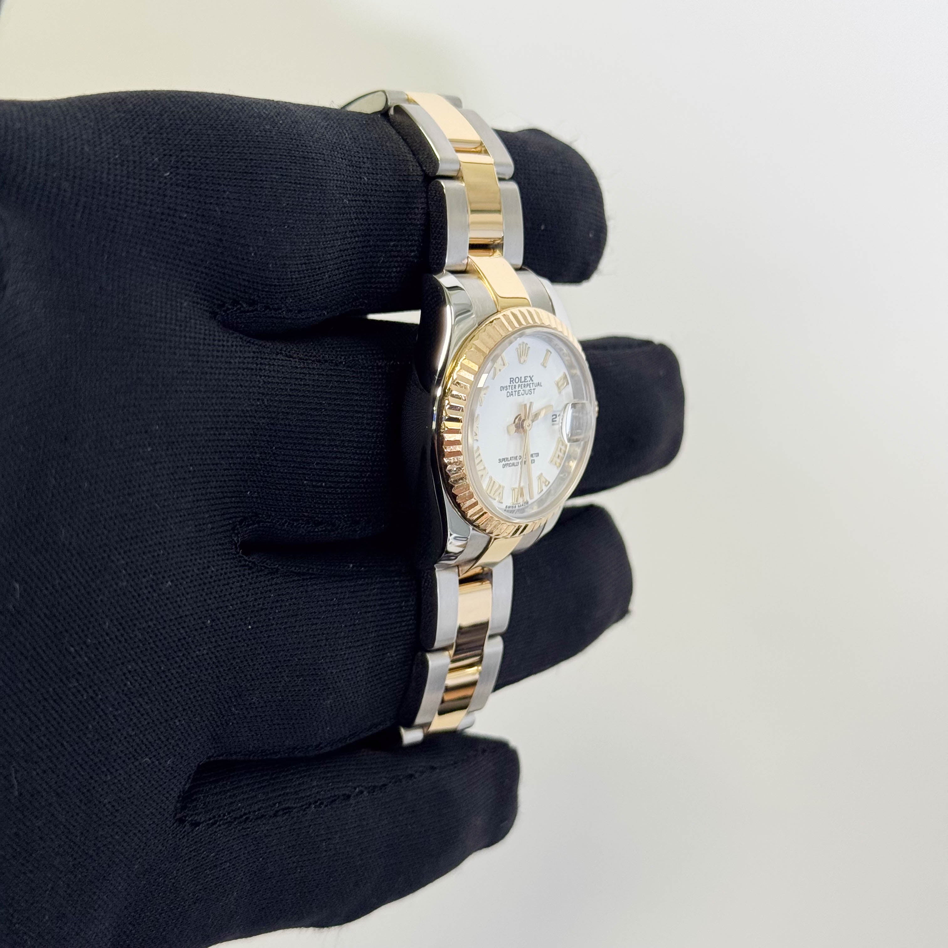 Rolex Datejust 26mm White Dial Dial Watch Ref# 179173 - Happy Jewelers Fine Jewelry Lifetime Warranty