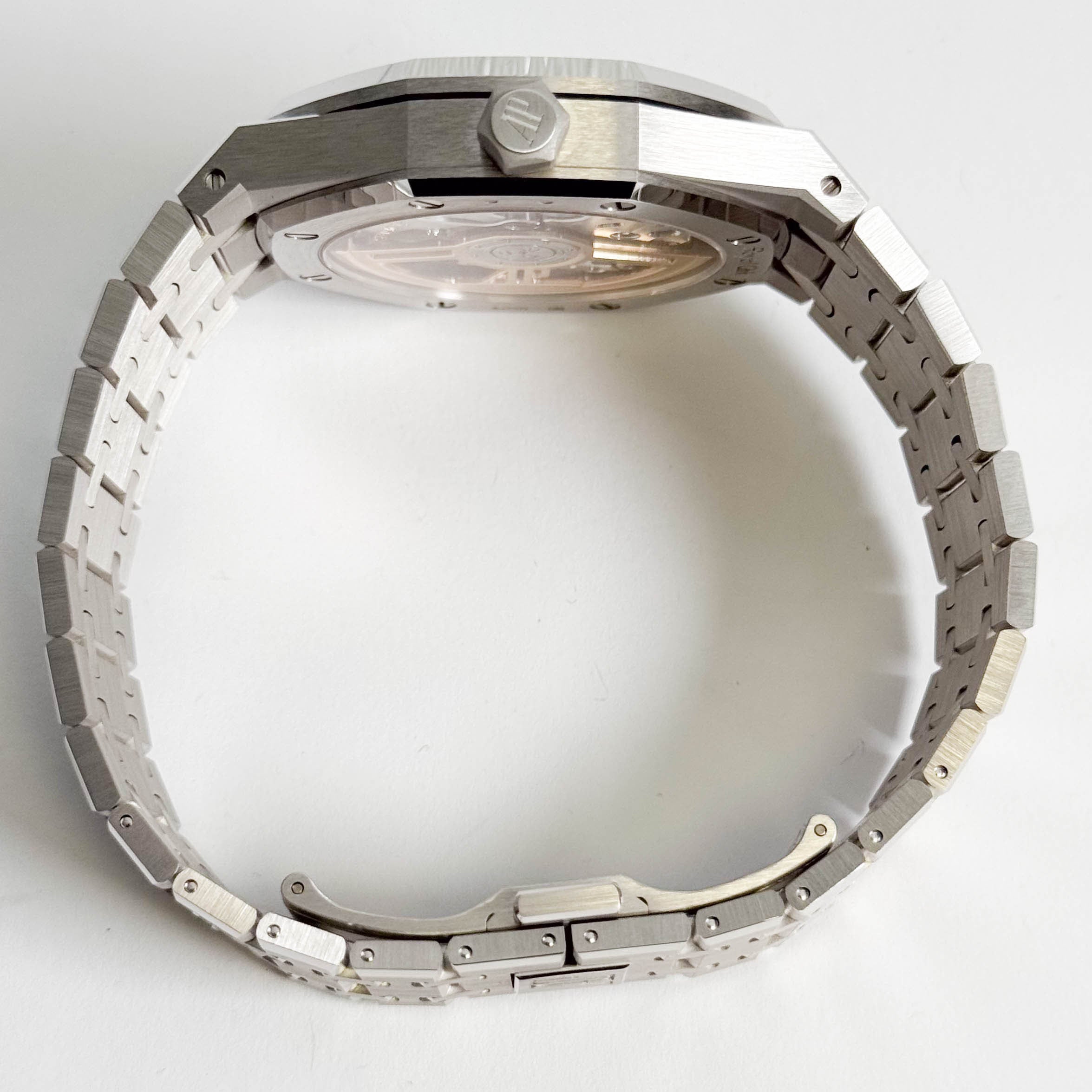 Audemars Piguet Royal Oak 41mm Blue Dial Watch Ref# 15510BC.OO.1320BC.04 - Happy Jewelers Fine Jewelry Lifetime Warranty