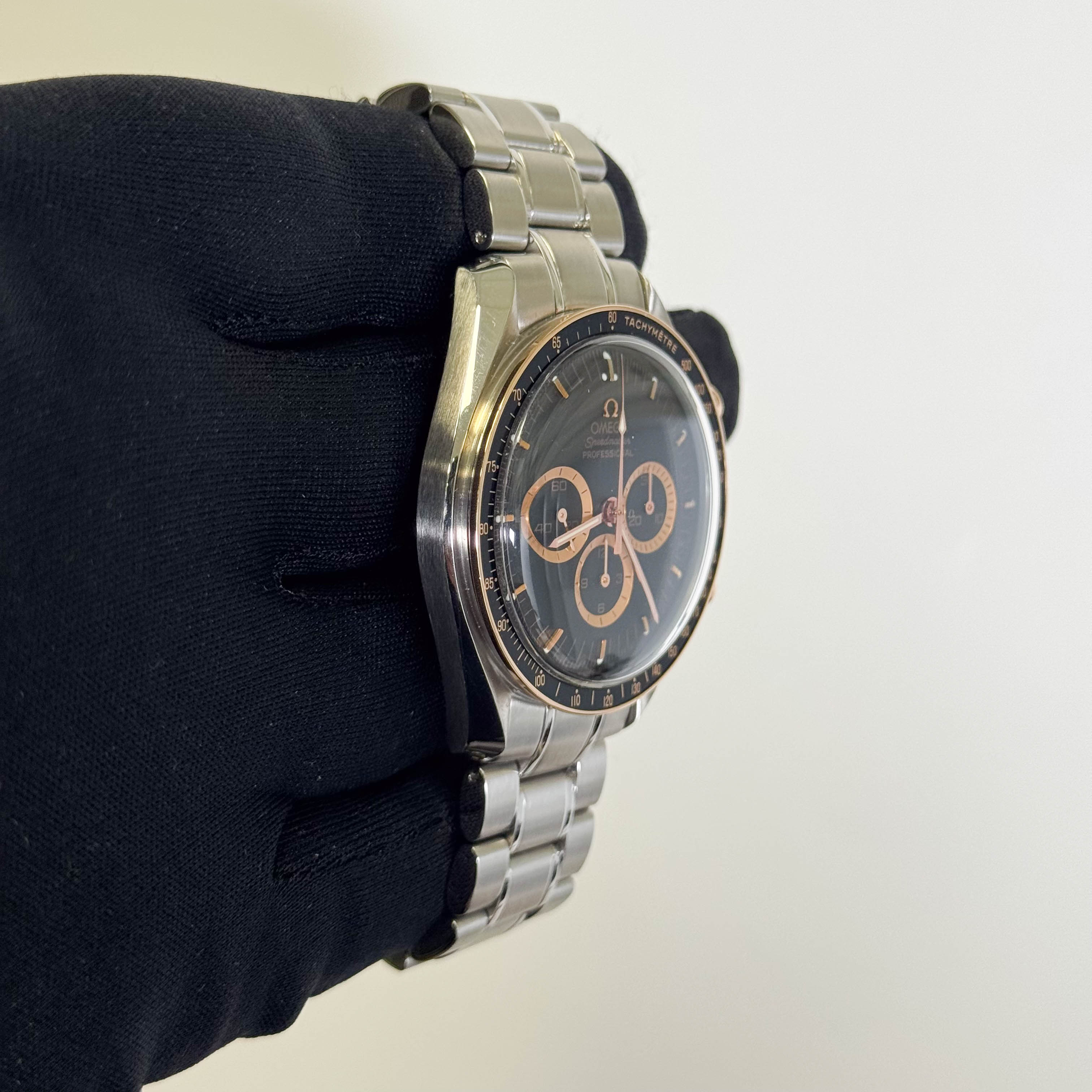 Omega Speedmaster Apollo 15 35th Anniversary 42mm Black Dial Watch Ref# 3366.51