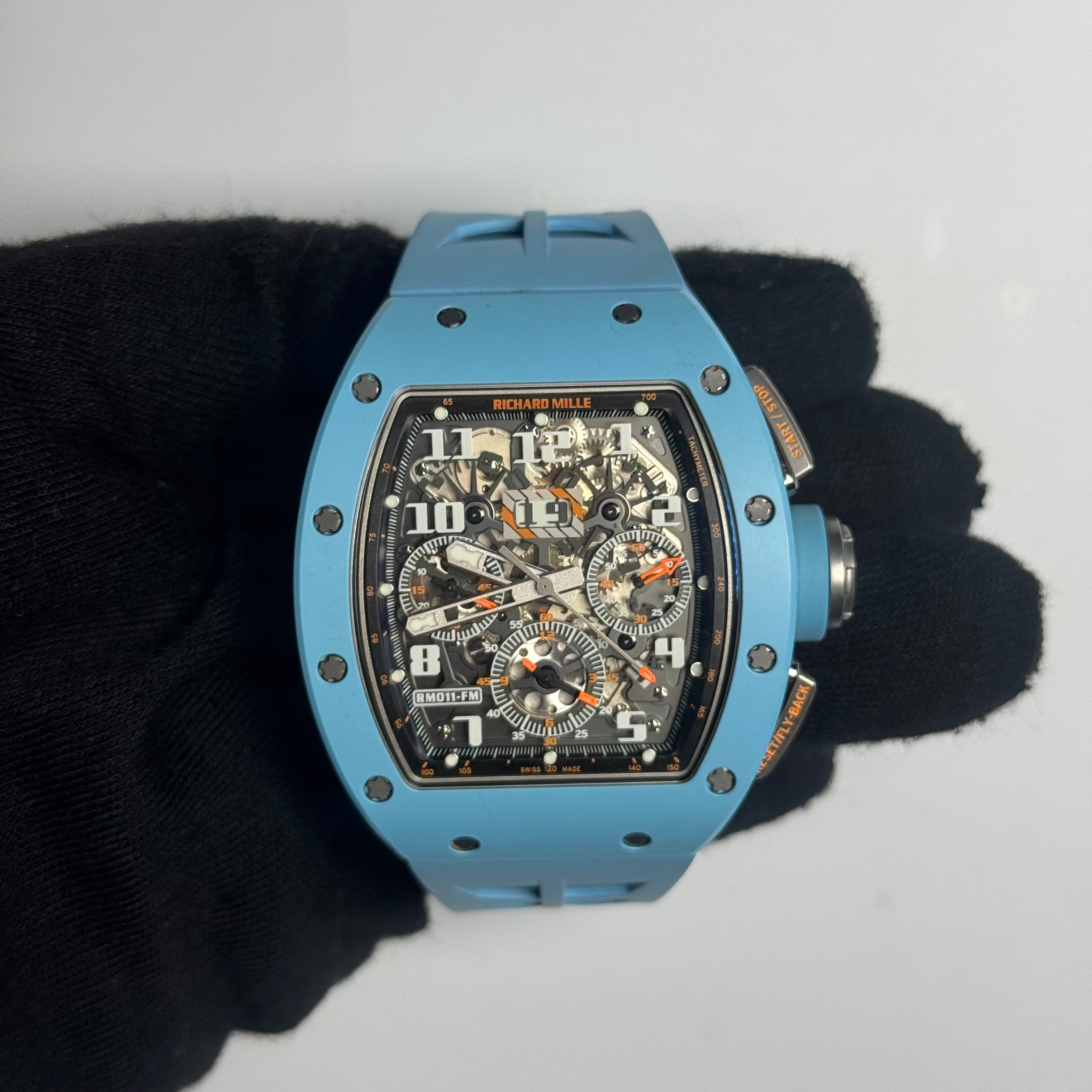 Richard Mille RM011 42mm Openwork Dial Watch Ref# RM011 - Happy Jewelers Fine Jewelry Lifetime Warranty