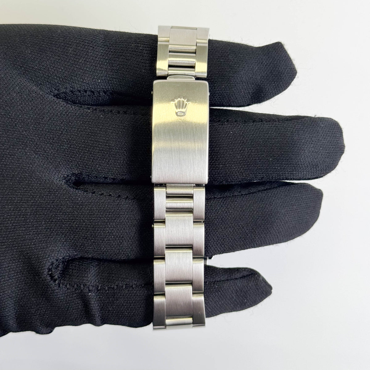 Rolex Oyster Perpetual Date 34mm Silver Dial Watch Ref# 15210