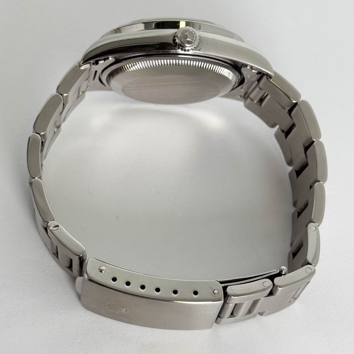 Rolex Oyster Perpetual Date 34mm Silver Dial Watch Ref# 15210