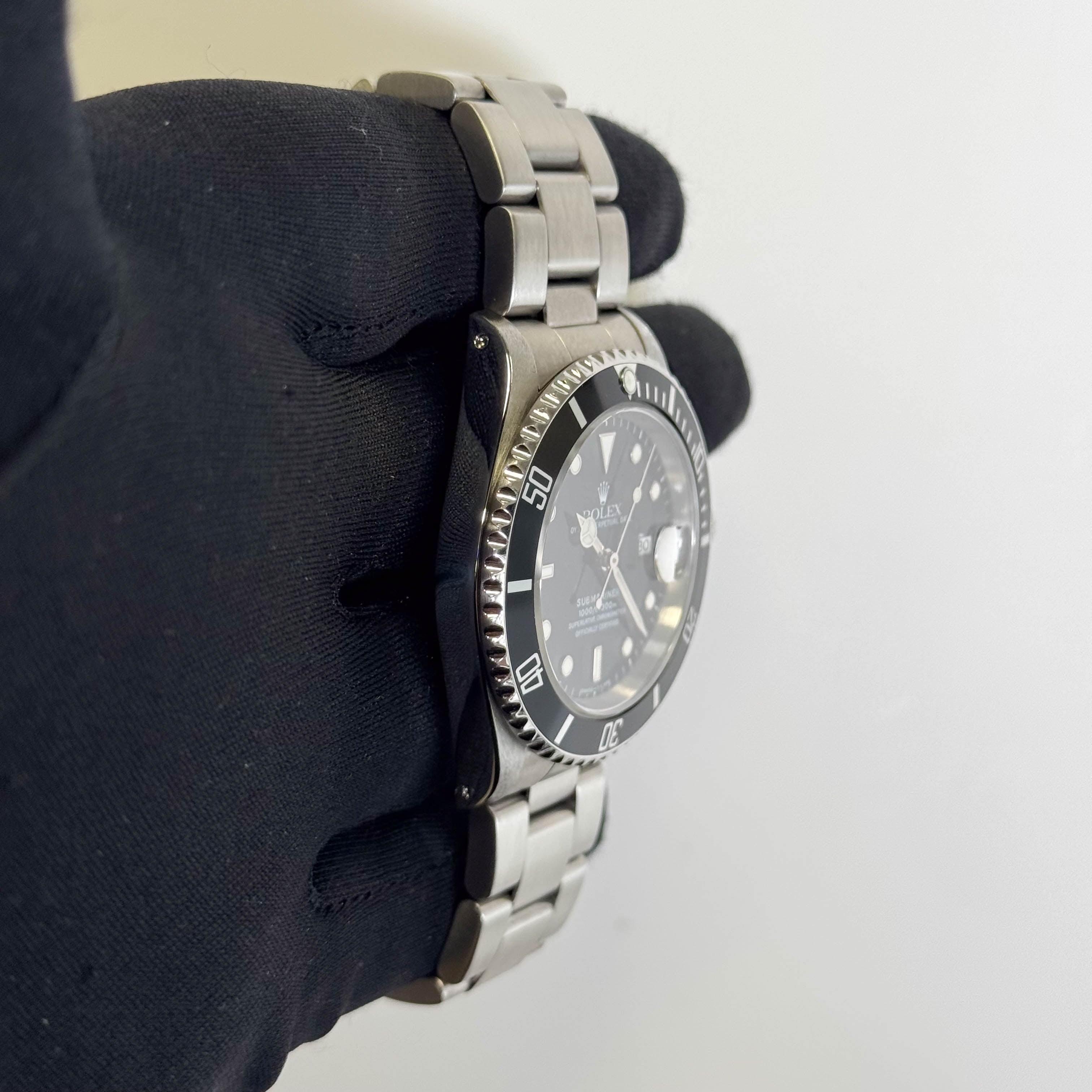 Rolex Submariner 40mm Black Dial Watch Ref# 16610 - Happy Jewelers Fine Jewelry Lifetime Warranty