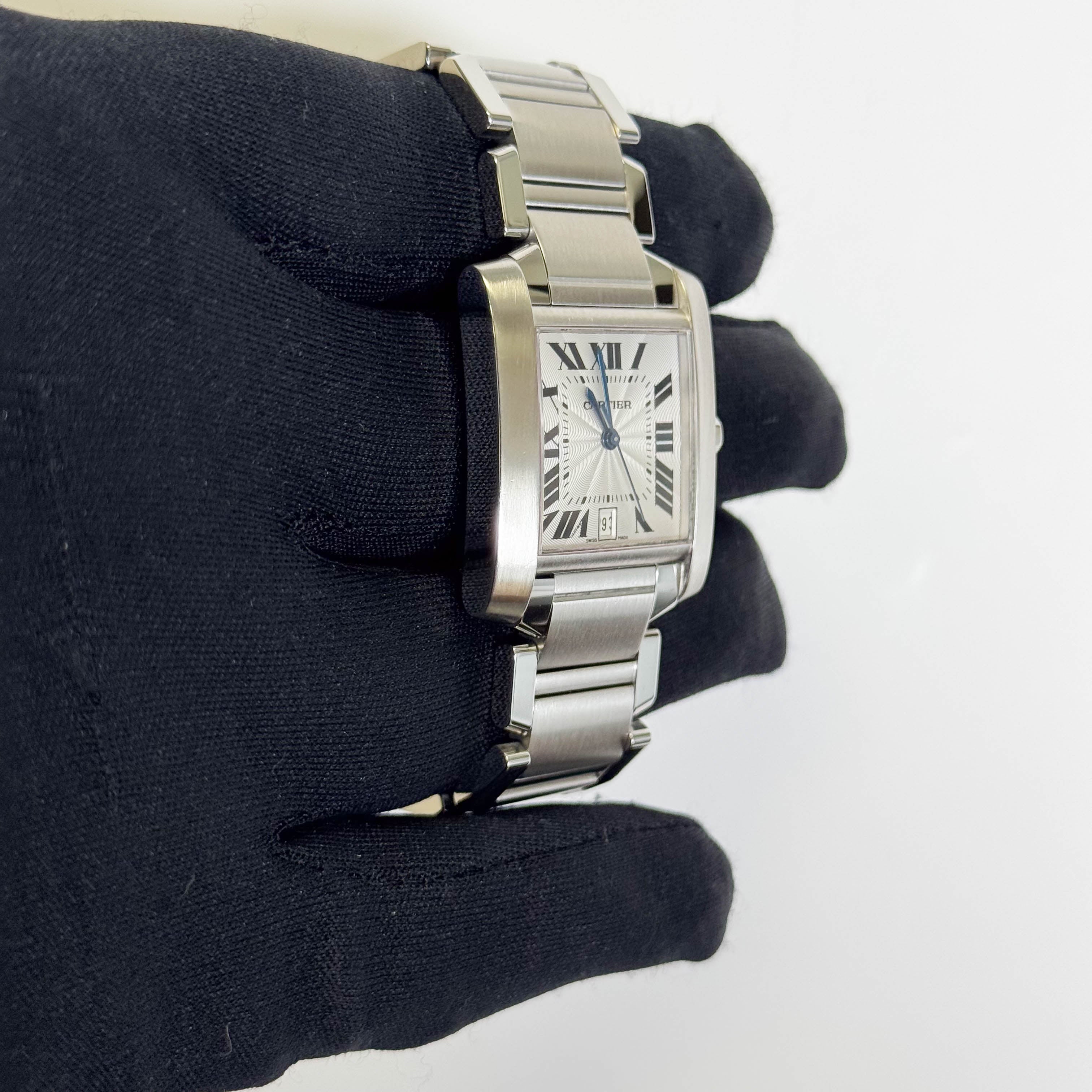 Cartier Tank 28mm White Dial Watch Ref# W51002Q3