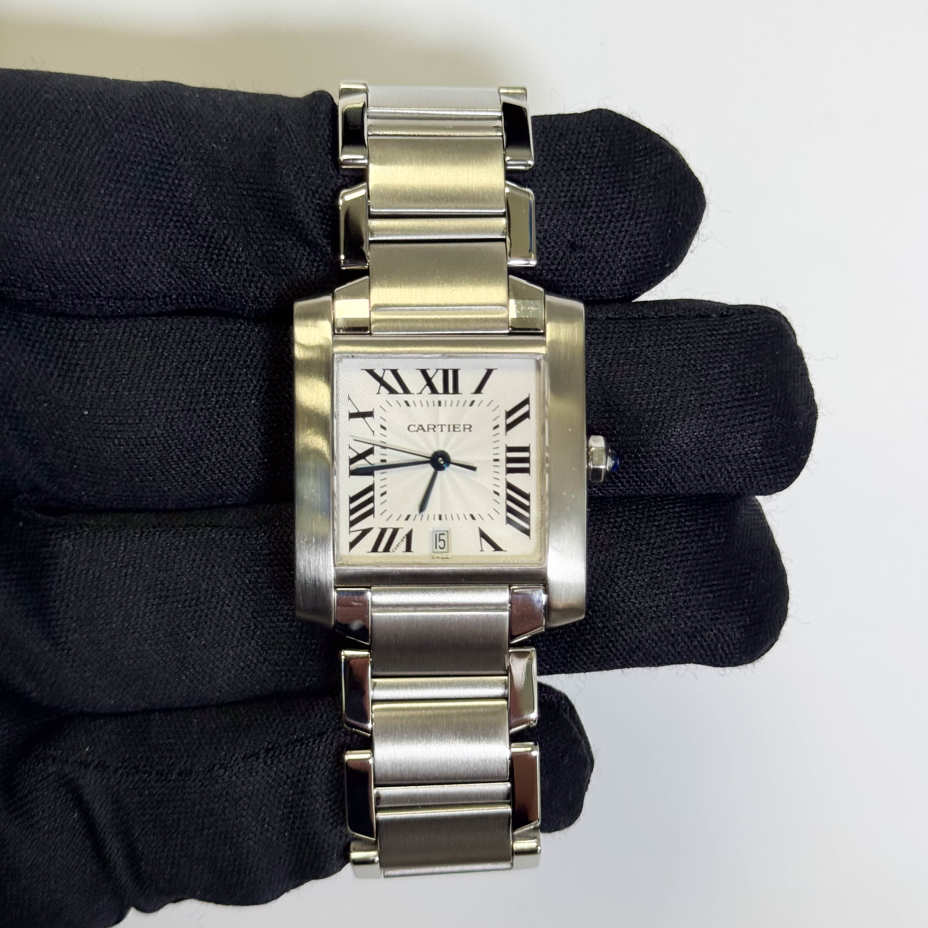 Cartier Tank 28mm White Dial Watch Ref# W51002Q3