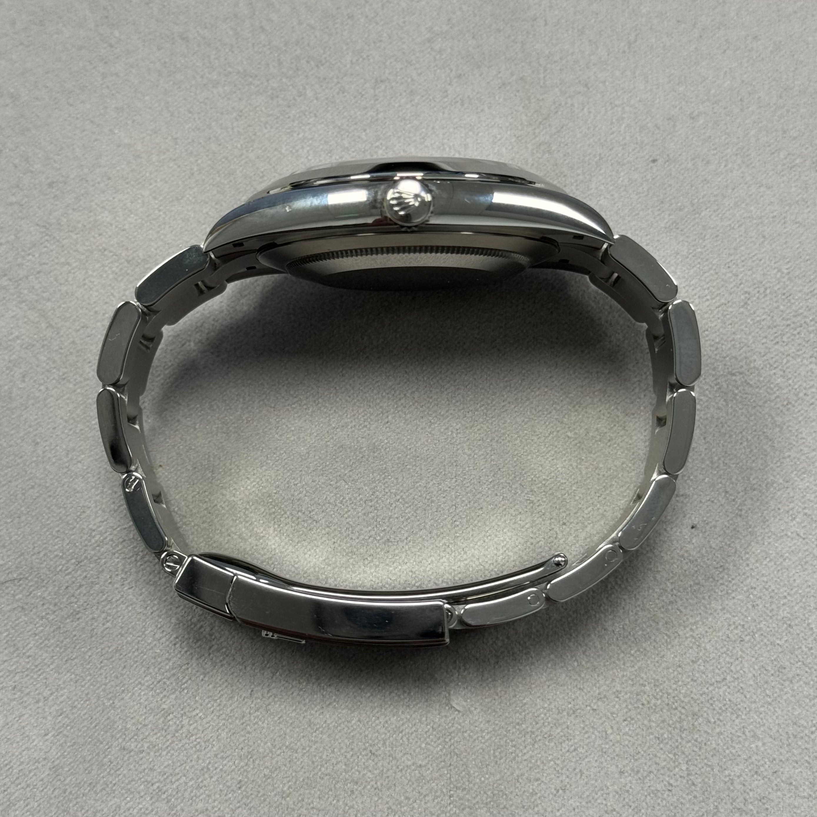 Rolex Datejust 41mm Stainless Steel Azzurro Blue Dial Ref# 126300 - Happy Jewelers Fine Jewelry Lifetime Warranty