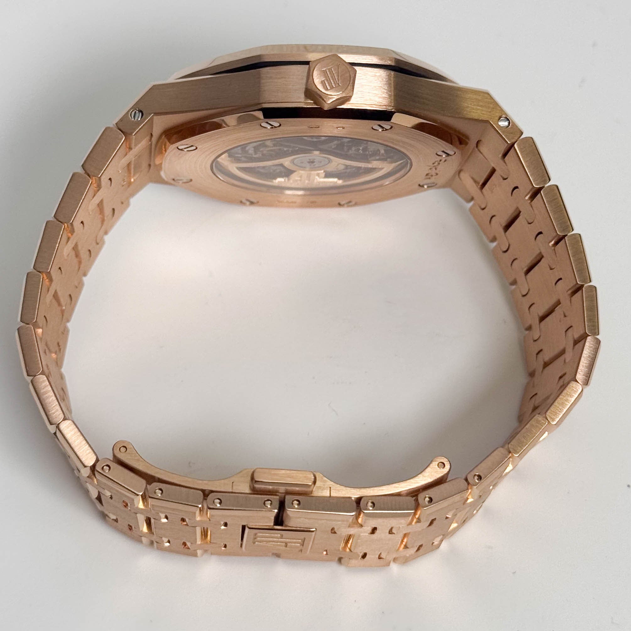 Audemars Piguet Royal Oak 41mm Skeleton Dial Watch Ref# 15407OR.OO.1220OR.01 - Happy Jewelers Fine Jewelry Lifetime Warranty