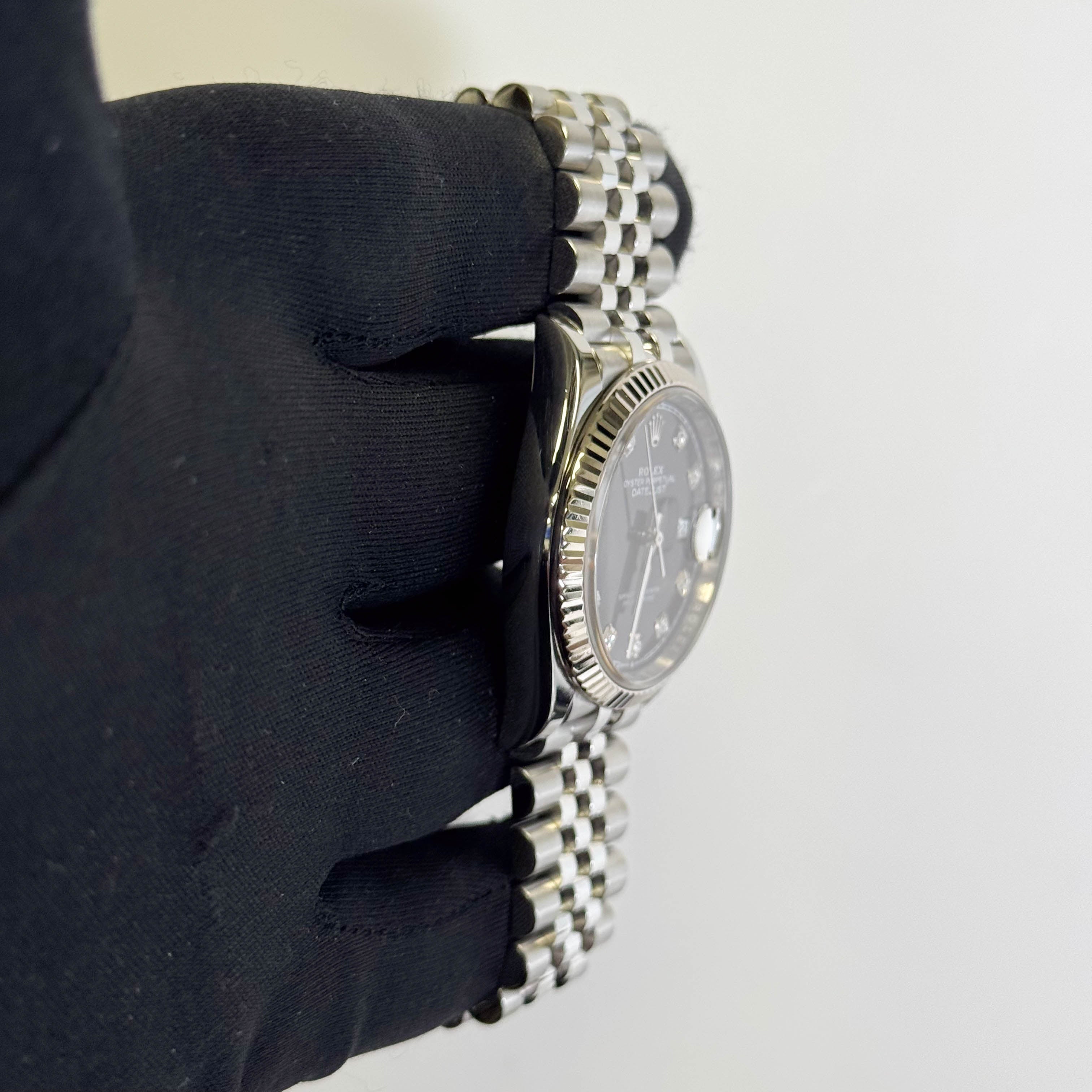 Rolex Datejust 36mm Black Dial Watch Ref# 126234