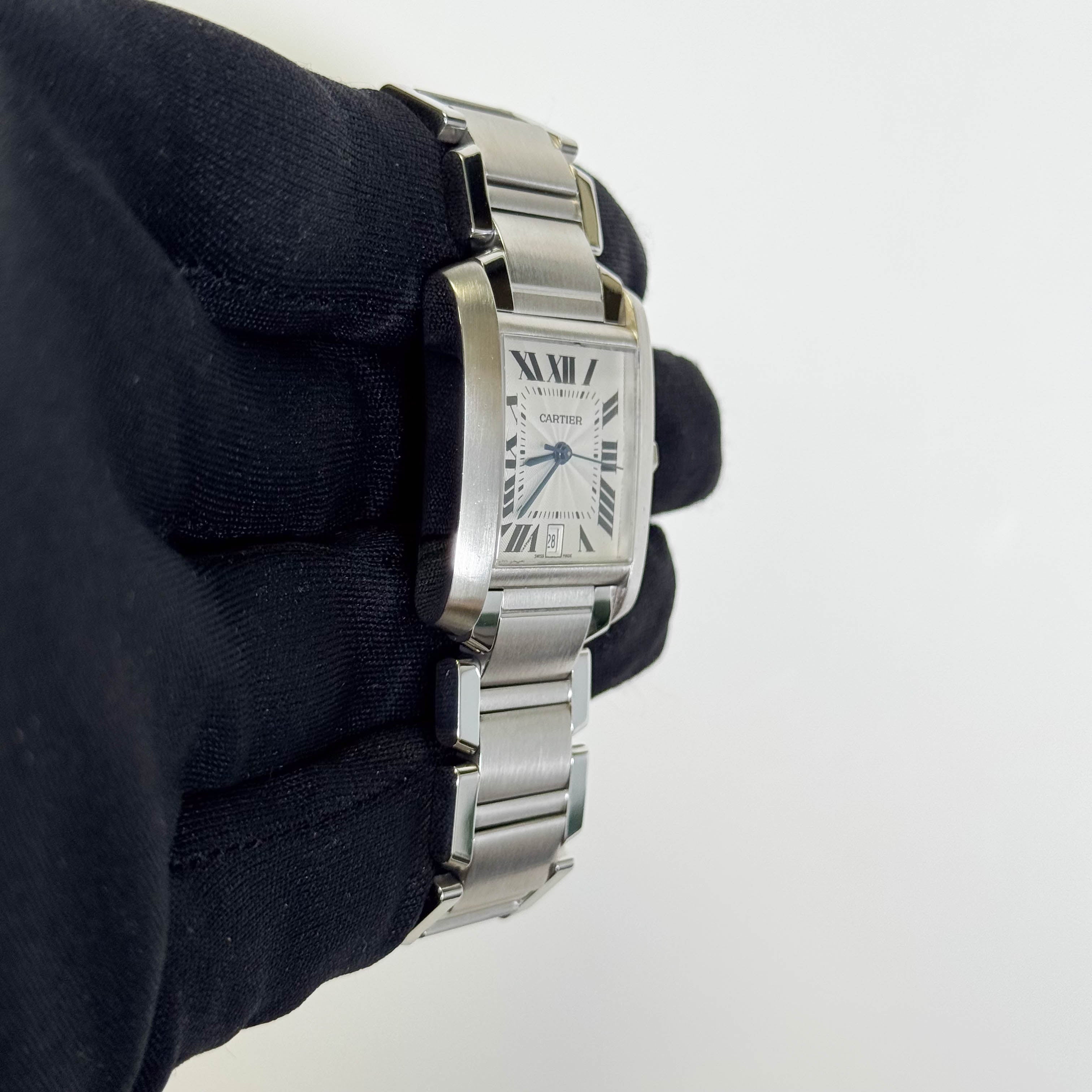 Cartier Tank 28mm White Dial Watch Ref# W51002Q3 - Happy Jewelers Fine Jewelry Lifetime Warranty