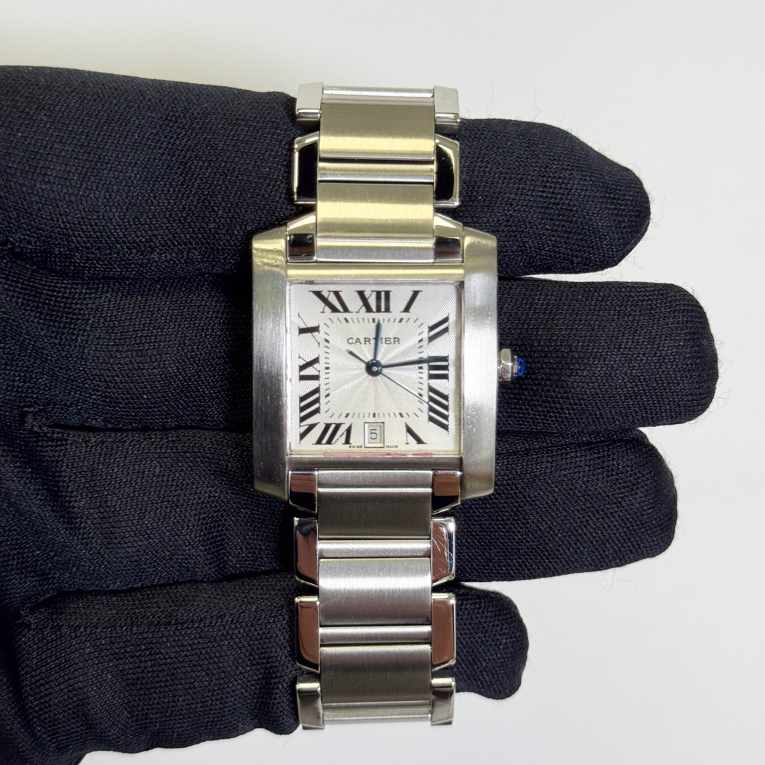 Cartier Tank 28mm White Dial Watch Ref# W51002Q3