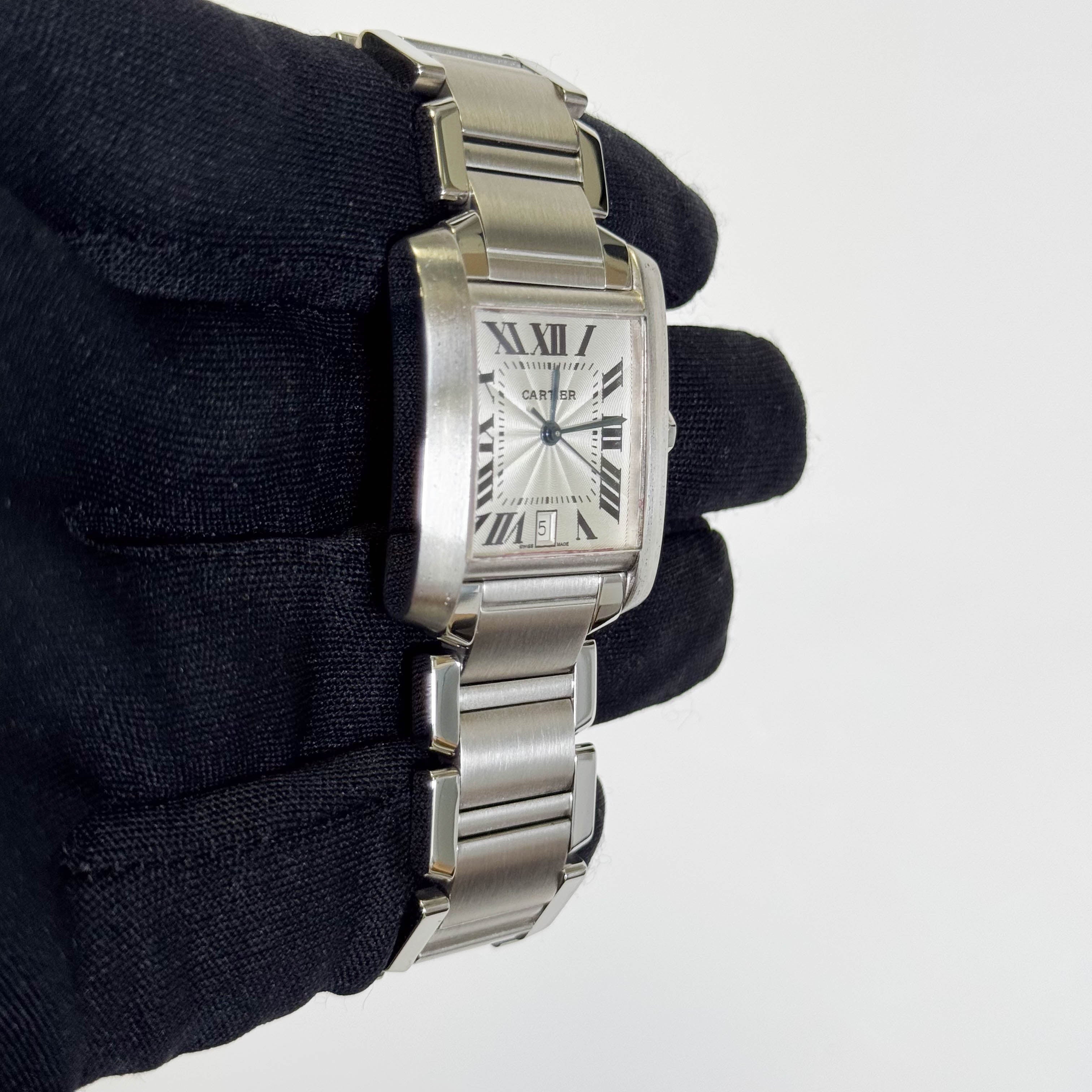 Cartier Tank 28mm White Dial Watch Ref# W51002Q3