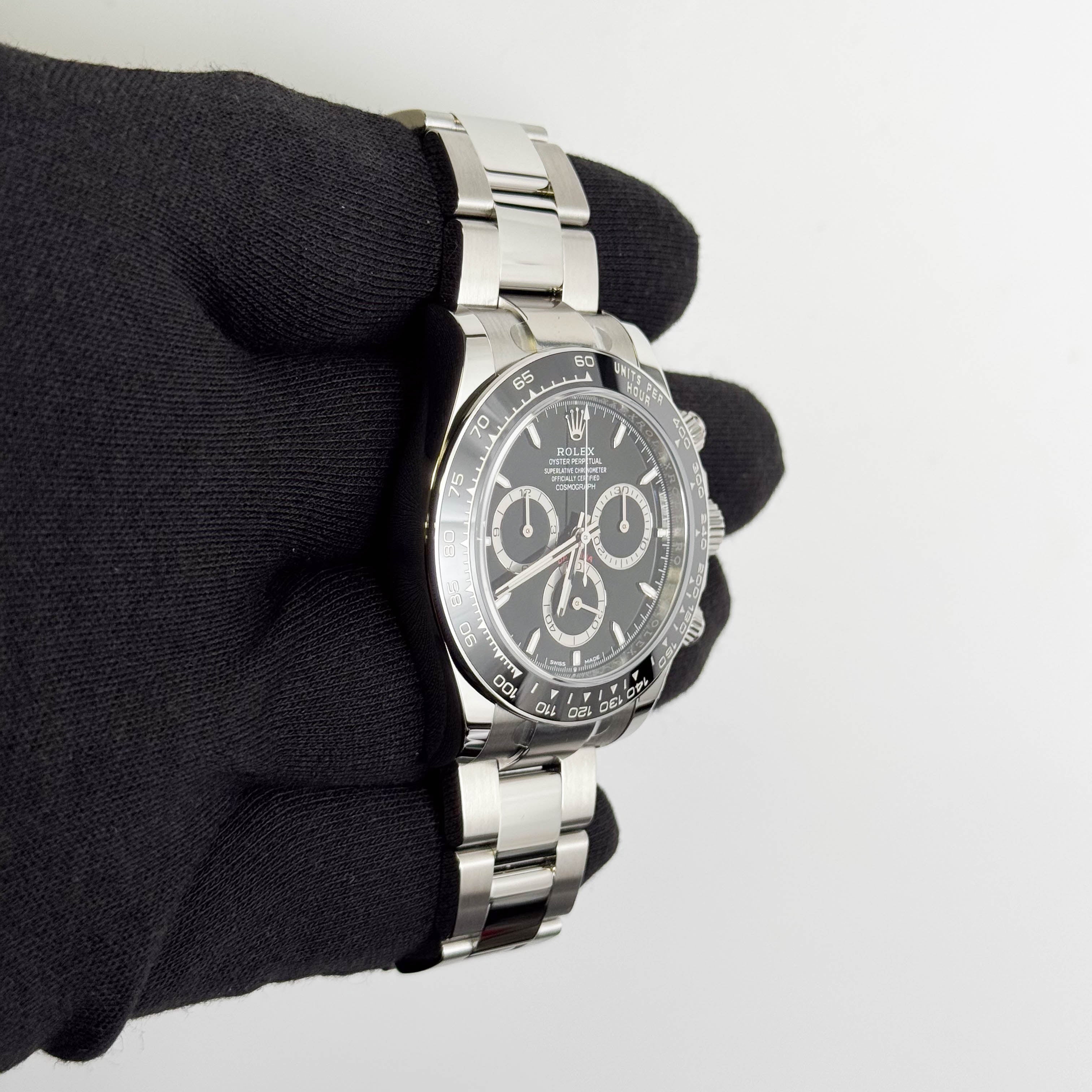 Rolex Daytona 40mm Black Dial Watch Ref# 126500LN