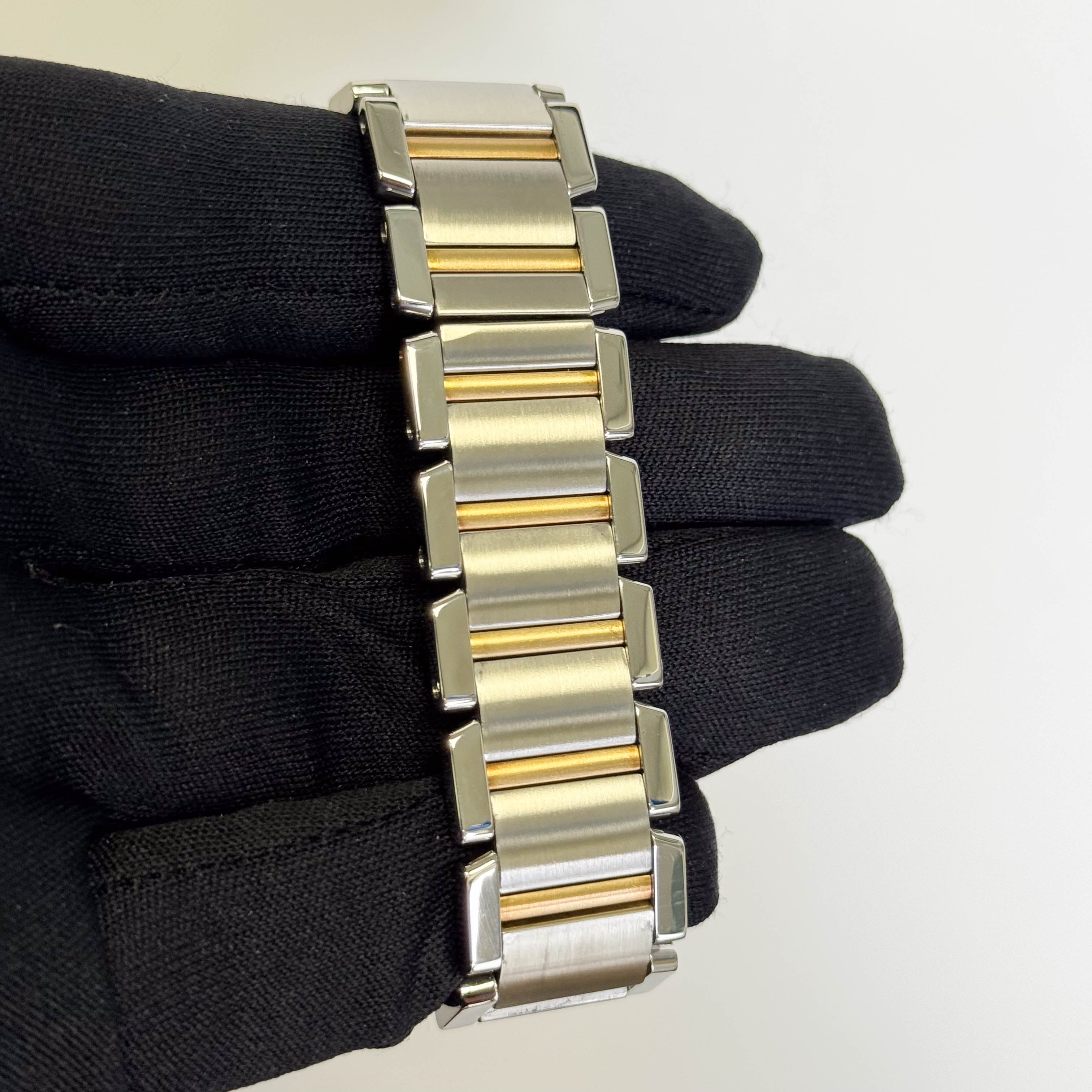 Cartier Tank Francaise 25mm Ivory Dial Ref#W51005Q4