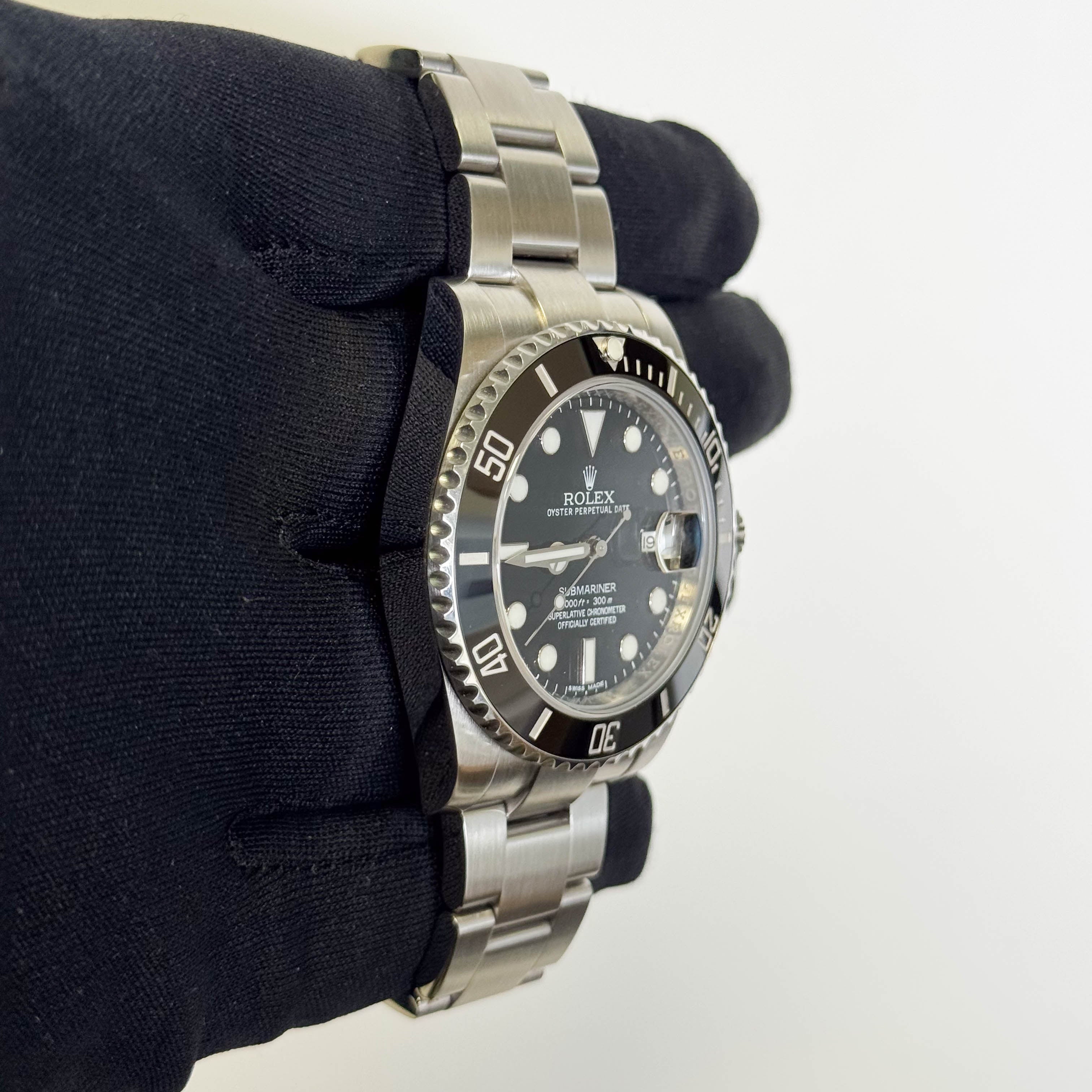 Rolex Submariner 40mm Black Dial Watch Ref# 116610LN