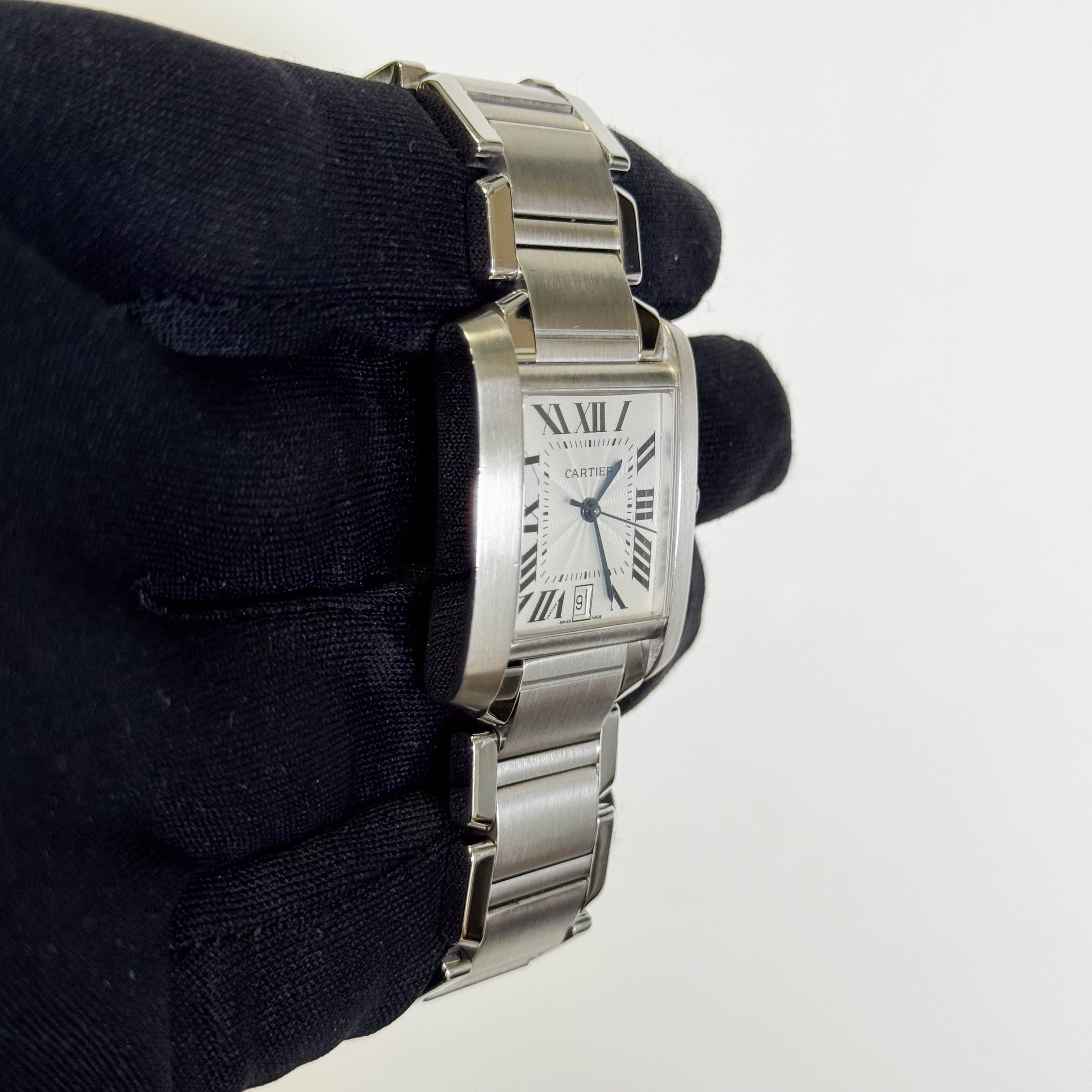 Cartier Tank 28mm White Dial Watch Ref# W51002Q3