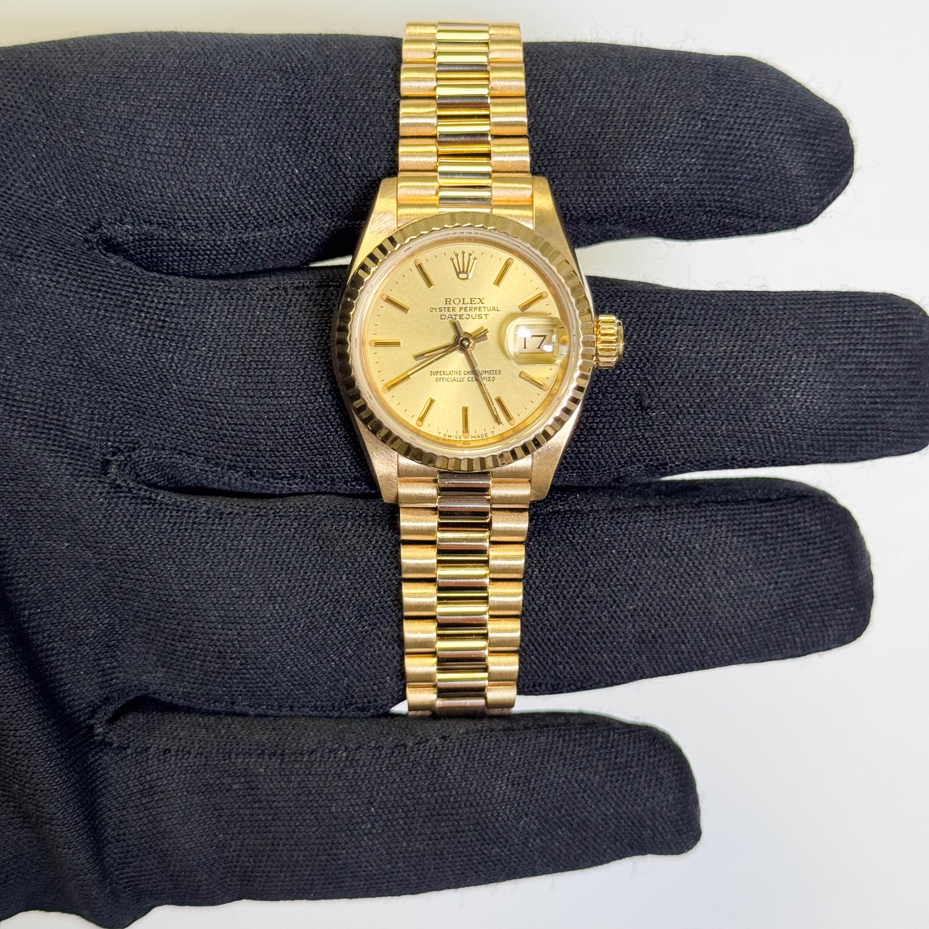Rolex Datejust 26mm Champagne Dial Watch Ref# 69178