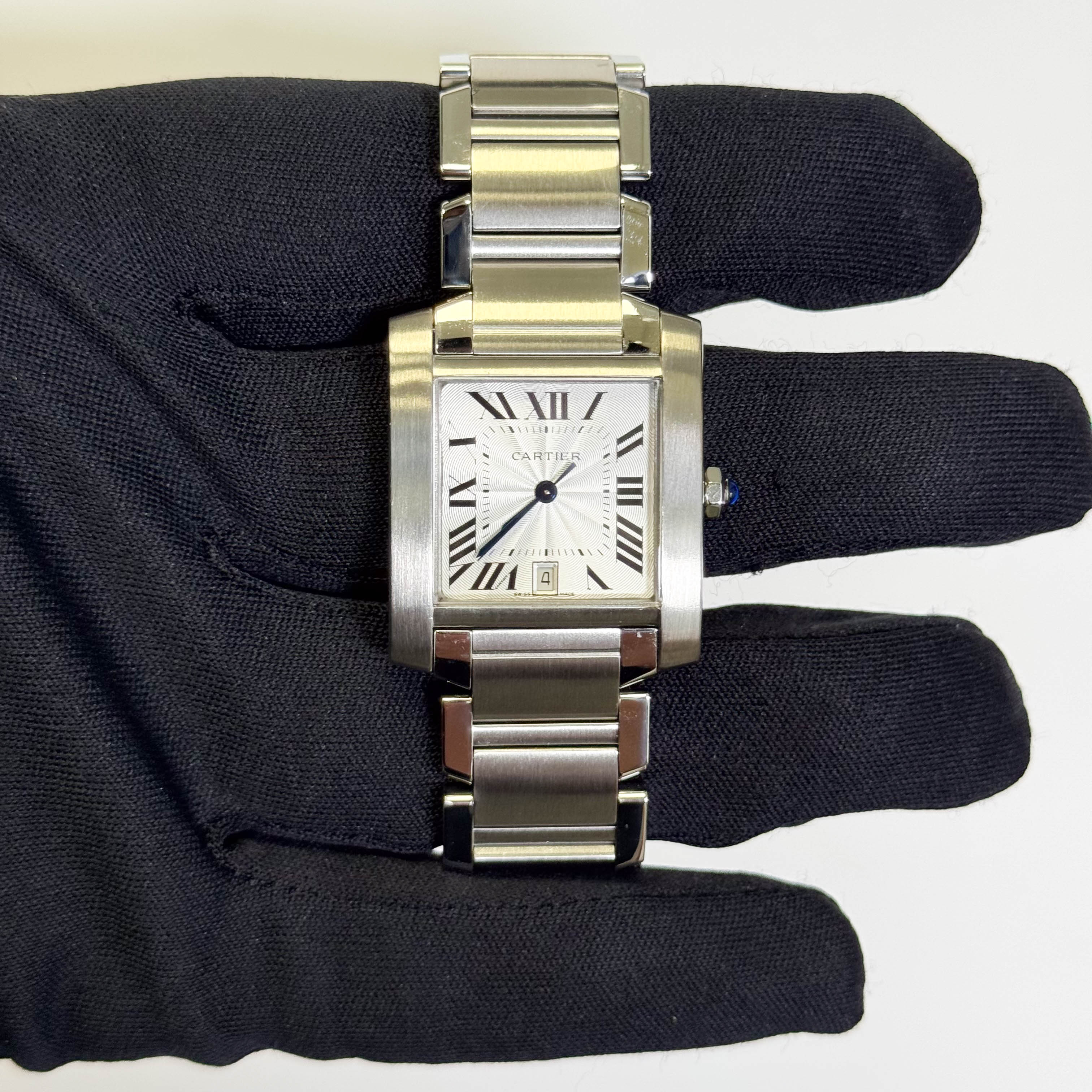 Cartier Tank 28mm White Dial Watch Ref# W51002Q3