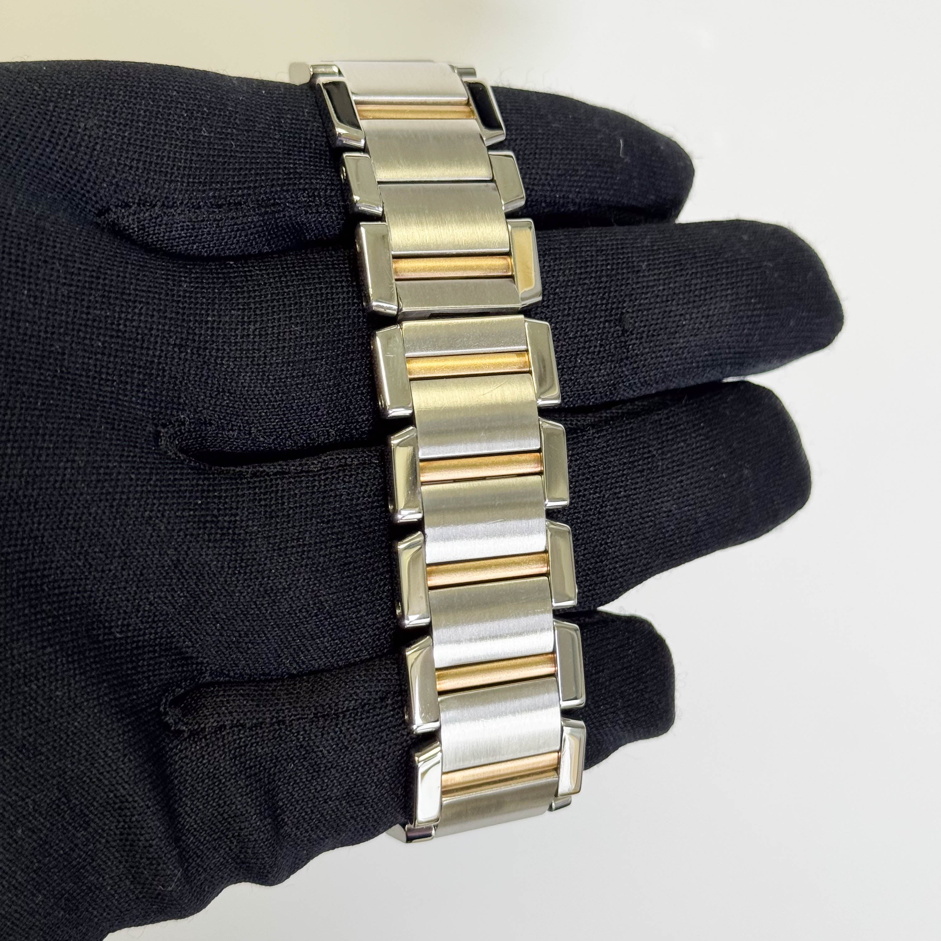 Cartier Tank Francaise 25mm Ivory Dial Ref#W51005Q4