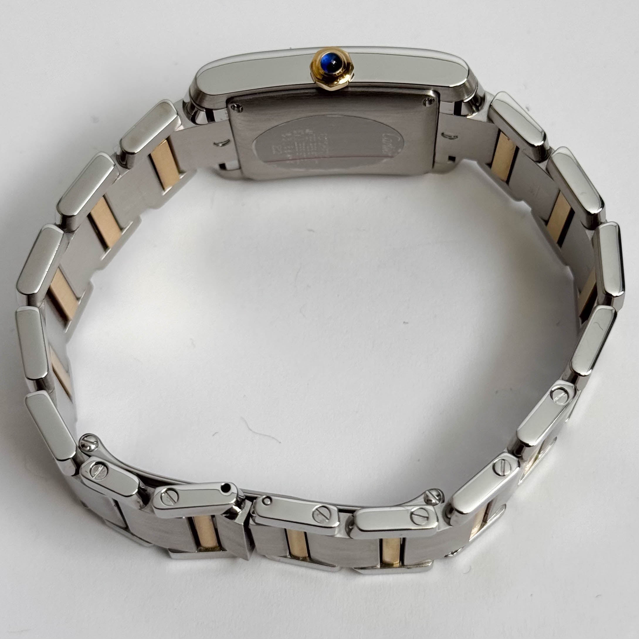 Cartier Tank Francaise 25mm Ivory Dial Ref#W51005Q4