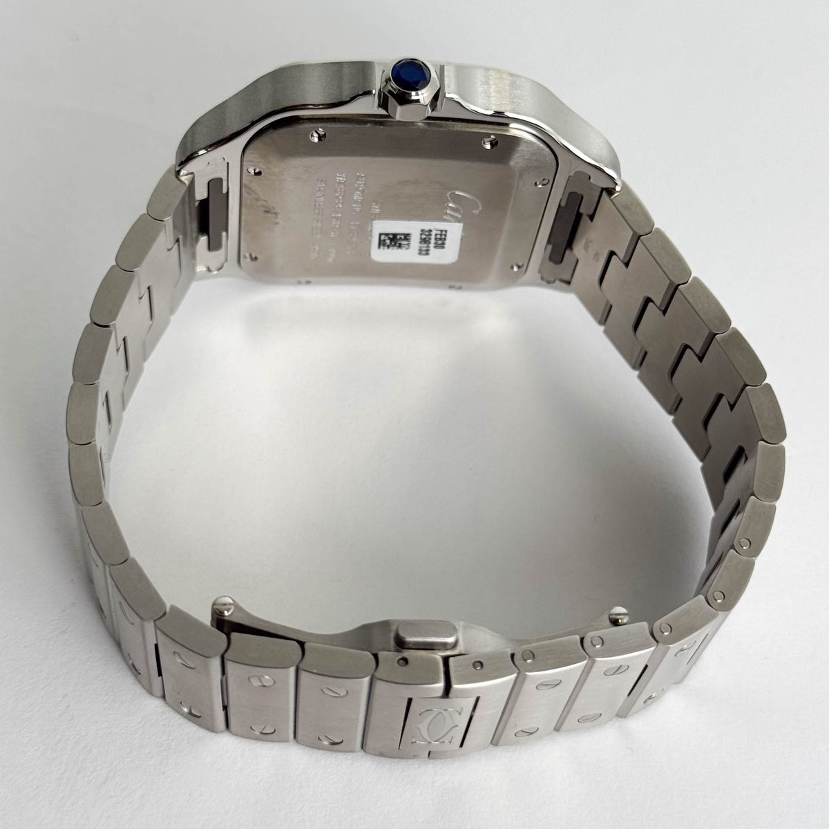 Cartier Santos 40mm Grey Dial Watch Ref# WSSA0076