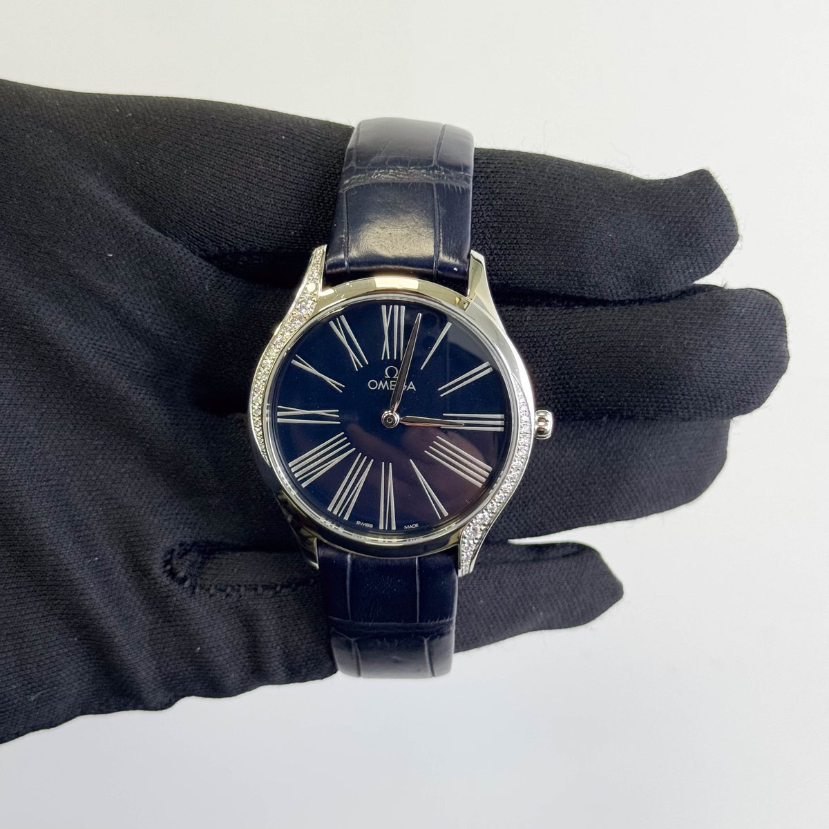 Omega De Ville Prestige 36mm Blue Dial Watch Ref# 428.18.36.60.03.001