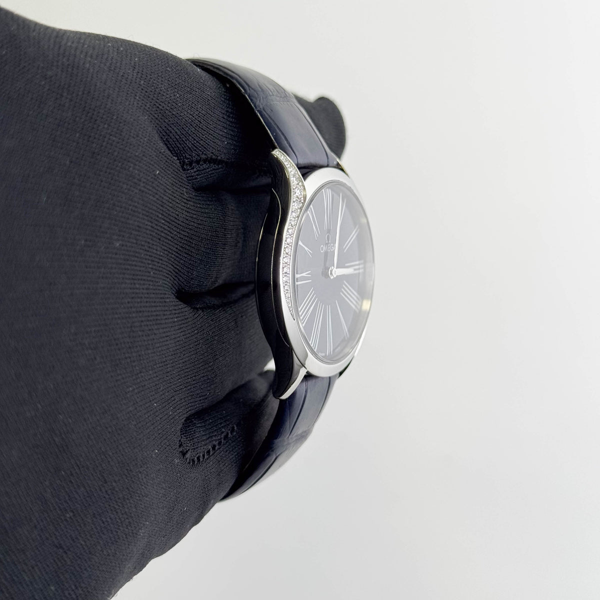 Omega De Ville Prestige 36mm Blue Dial Watch Ref# 428.18.36.60.03.001