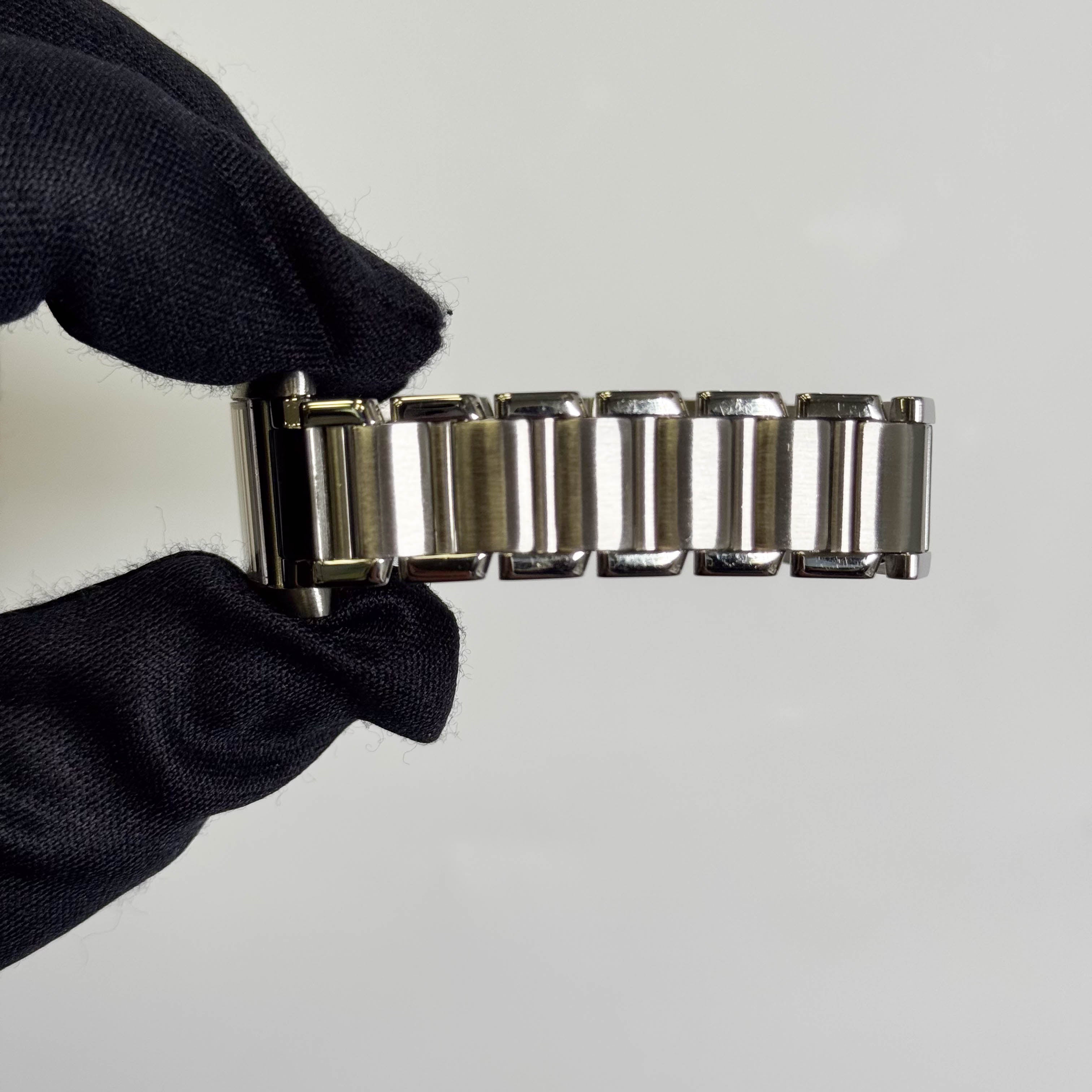 Cartier Tank Stainless Steel 20mm Ivory Dial Watch Ref# W51008Q3 - Happy Jewelers Fine Jewelry Lifetime Warranty