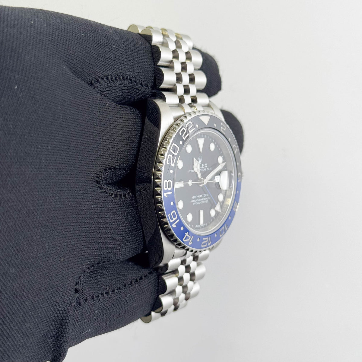 Rolex GMT-Master II "Batgirl" 40mm Black Dial Watch Ref: 126710BLNR