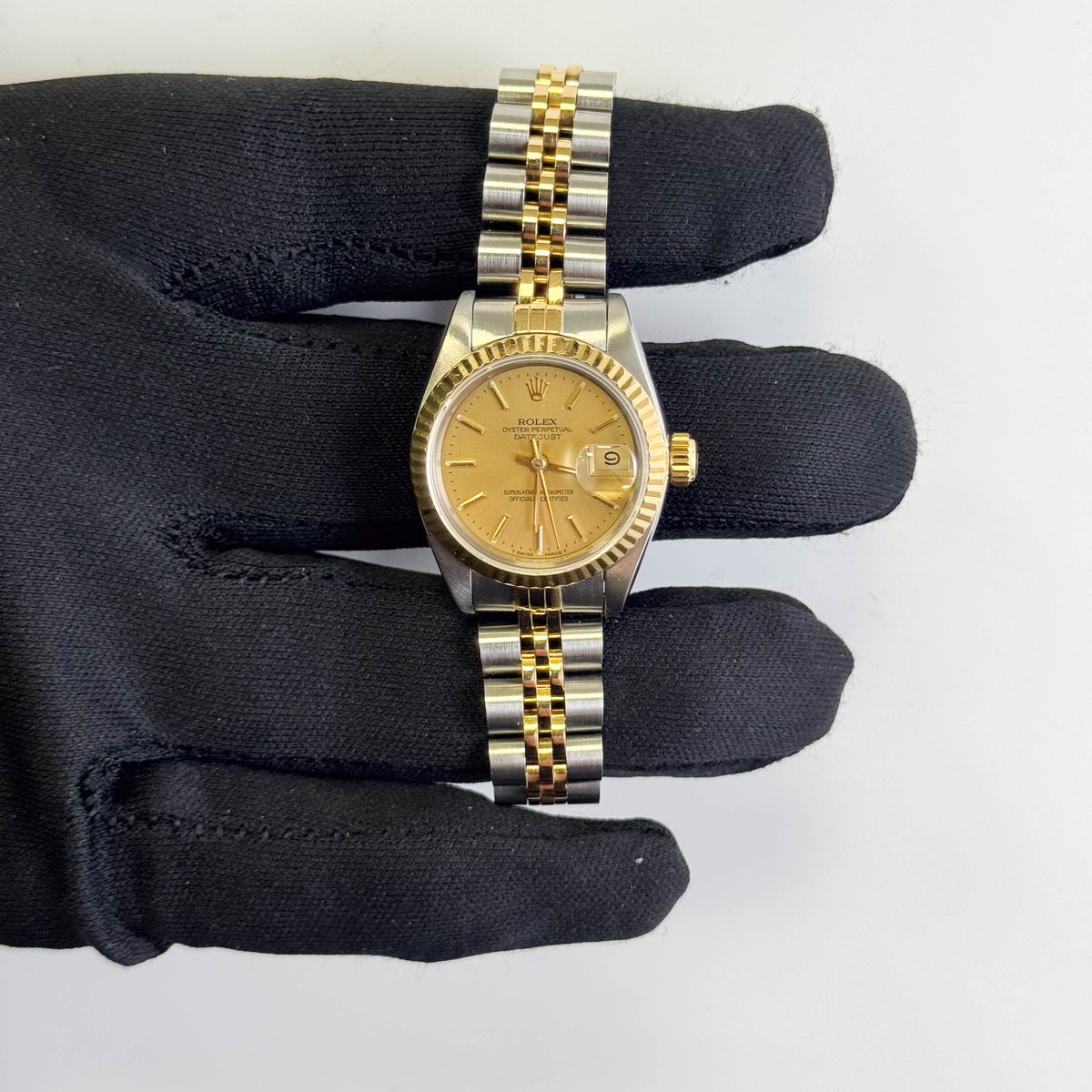 Rolex Datejust 31mm Champagne Dial Watch Ref# 68273