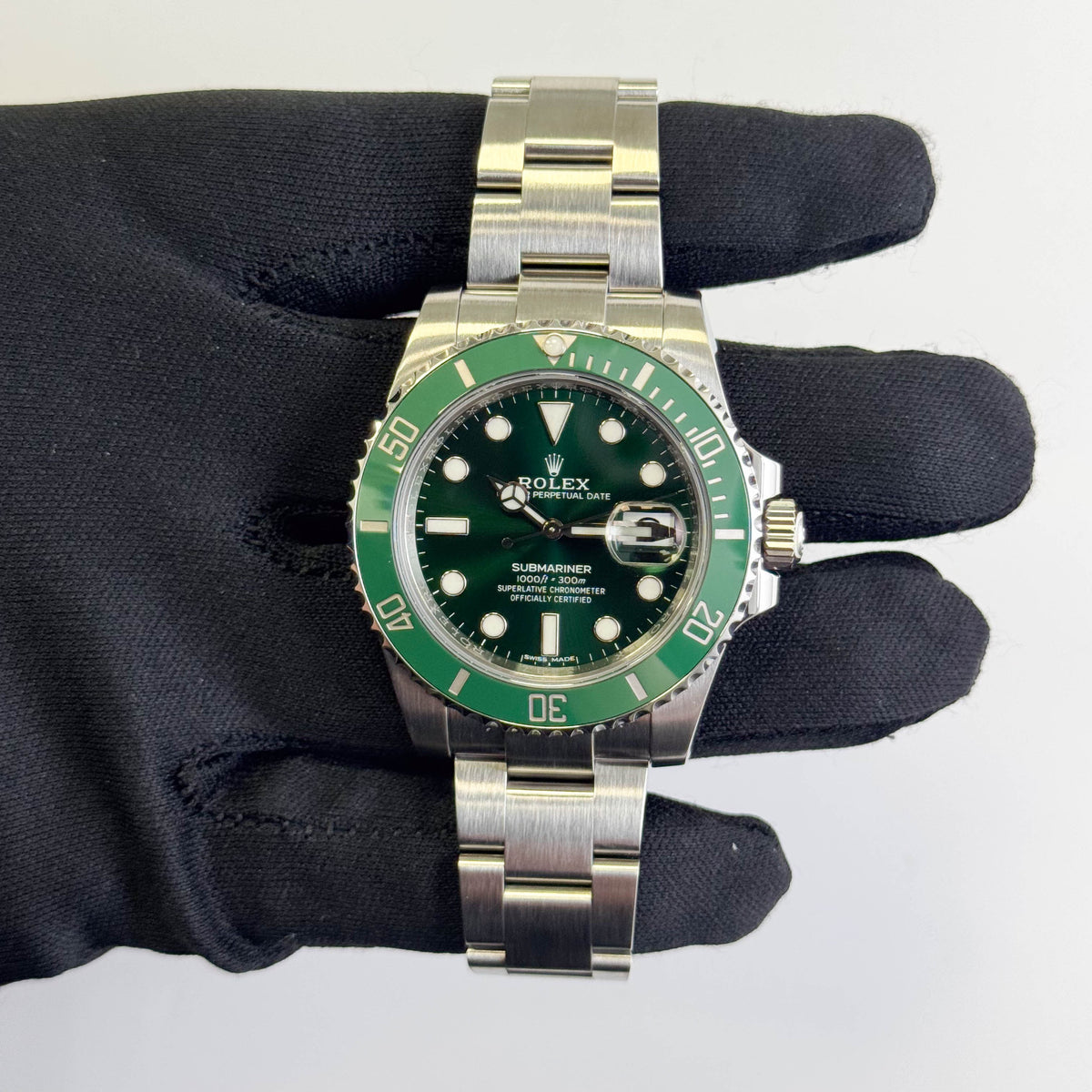 Rolex Submariner "Hulk" 40mm Green Dial Watch Ref# 116610LV