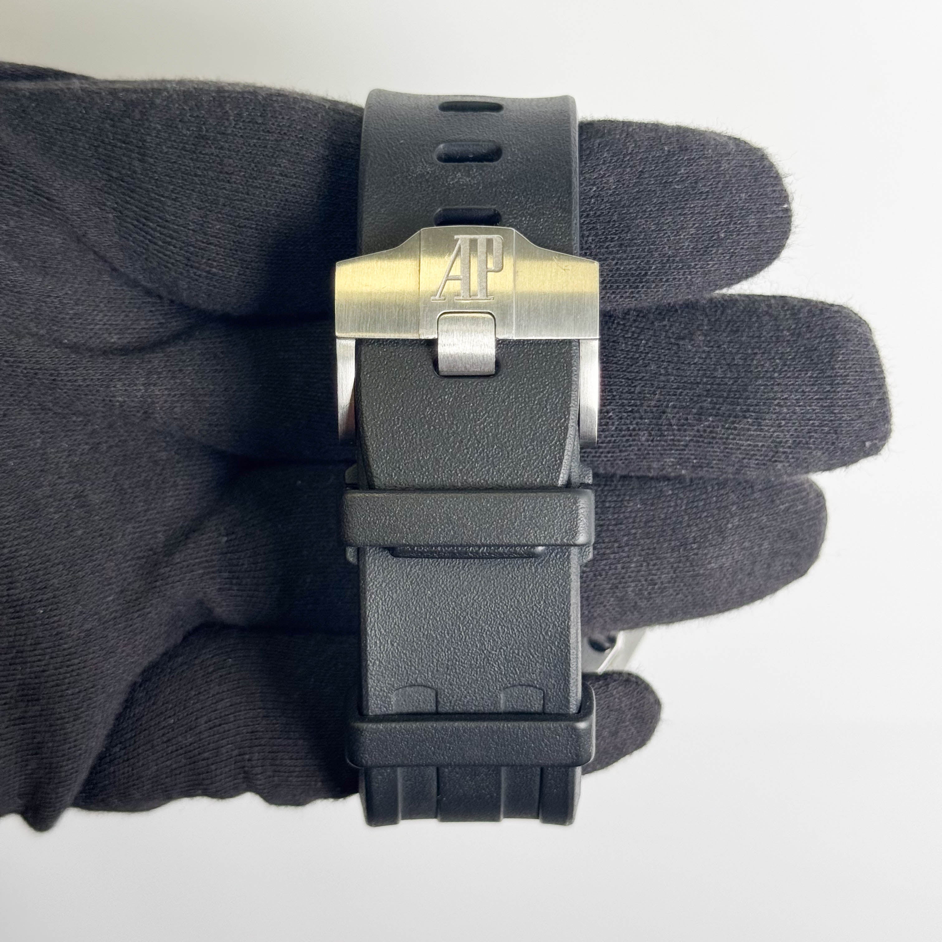 Audemars Piguet Royal Oak 42mm Black Dial Watch Ref# 15703ST.OO.A002CA.01