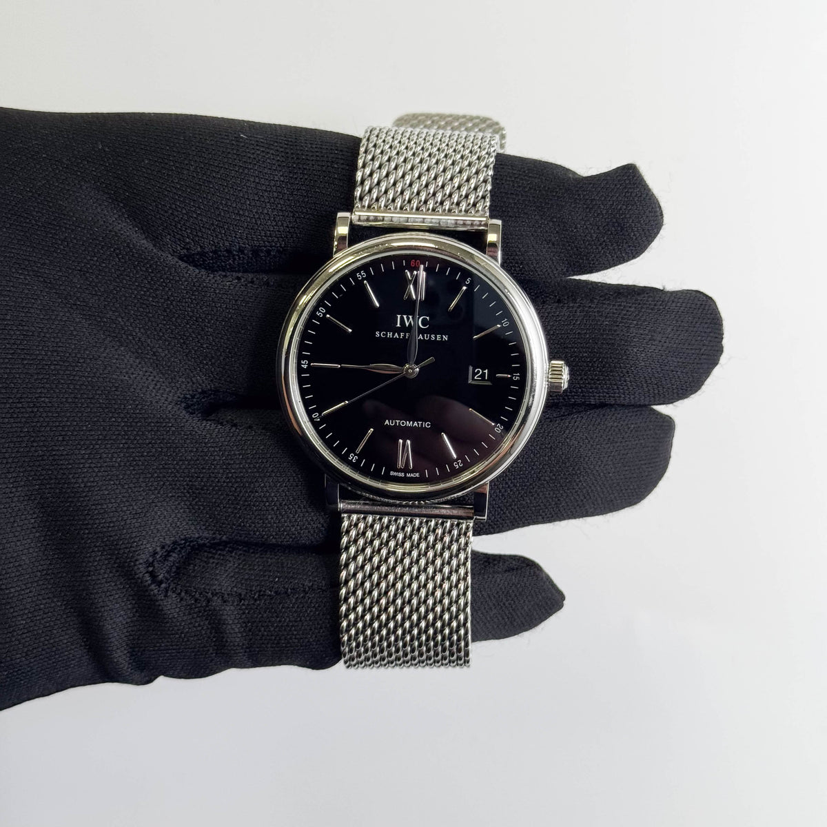 IWC Portofino 40mm Black Dial Watch Ref# IW356506