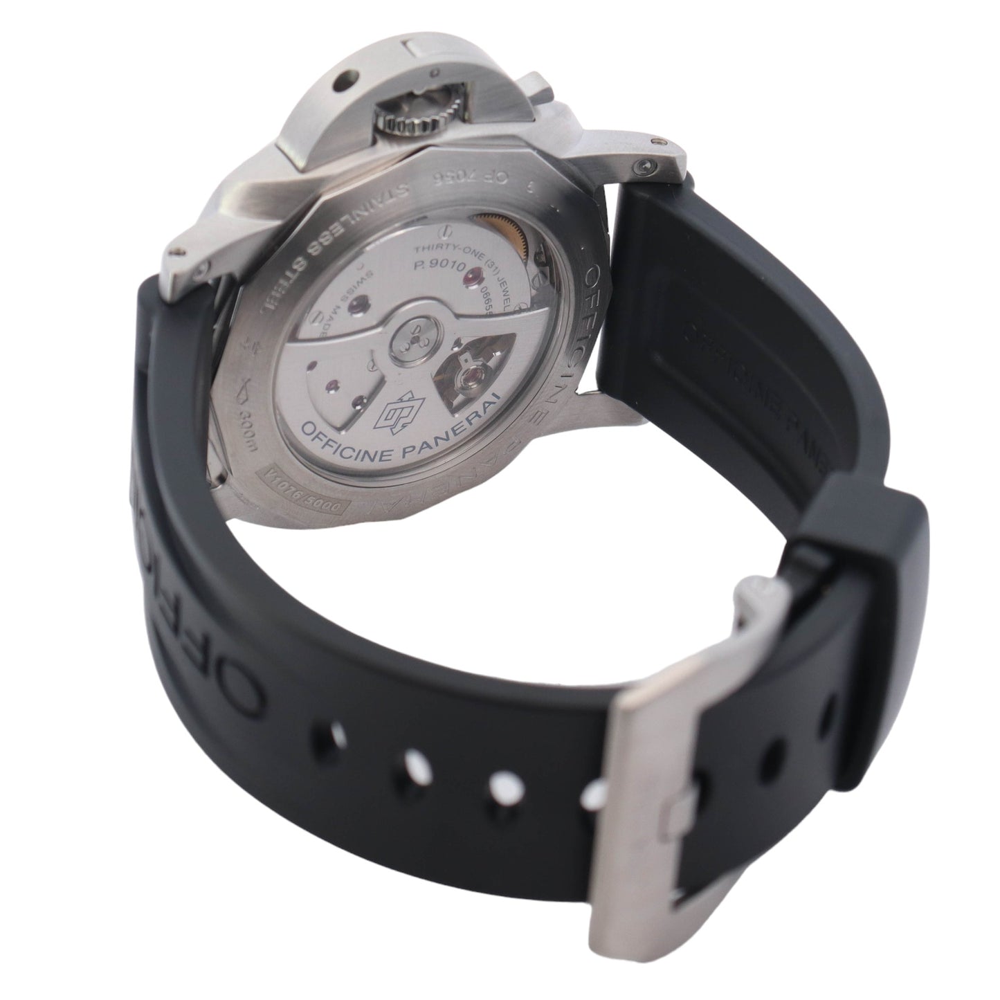 Panerai Luminor Marina Stainless Steel 44mm Black Roman & Stick Dial Watch Reference #: PAM01312