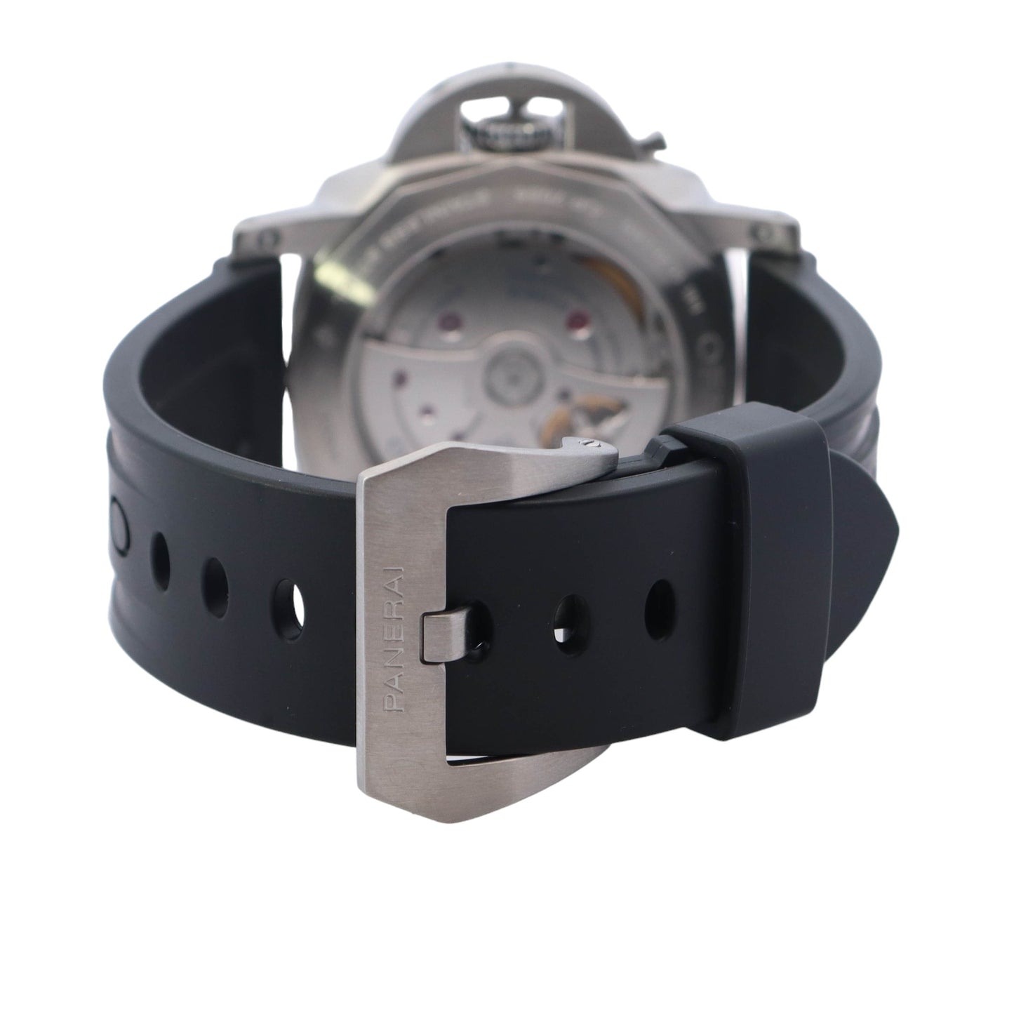 Panerai Luminor Marina Stainless Steel 44mm Black Roman & Stick Dial Watch Reference #: PAM01312