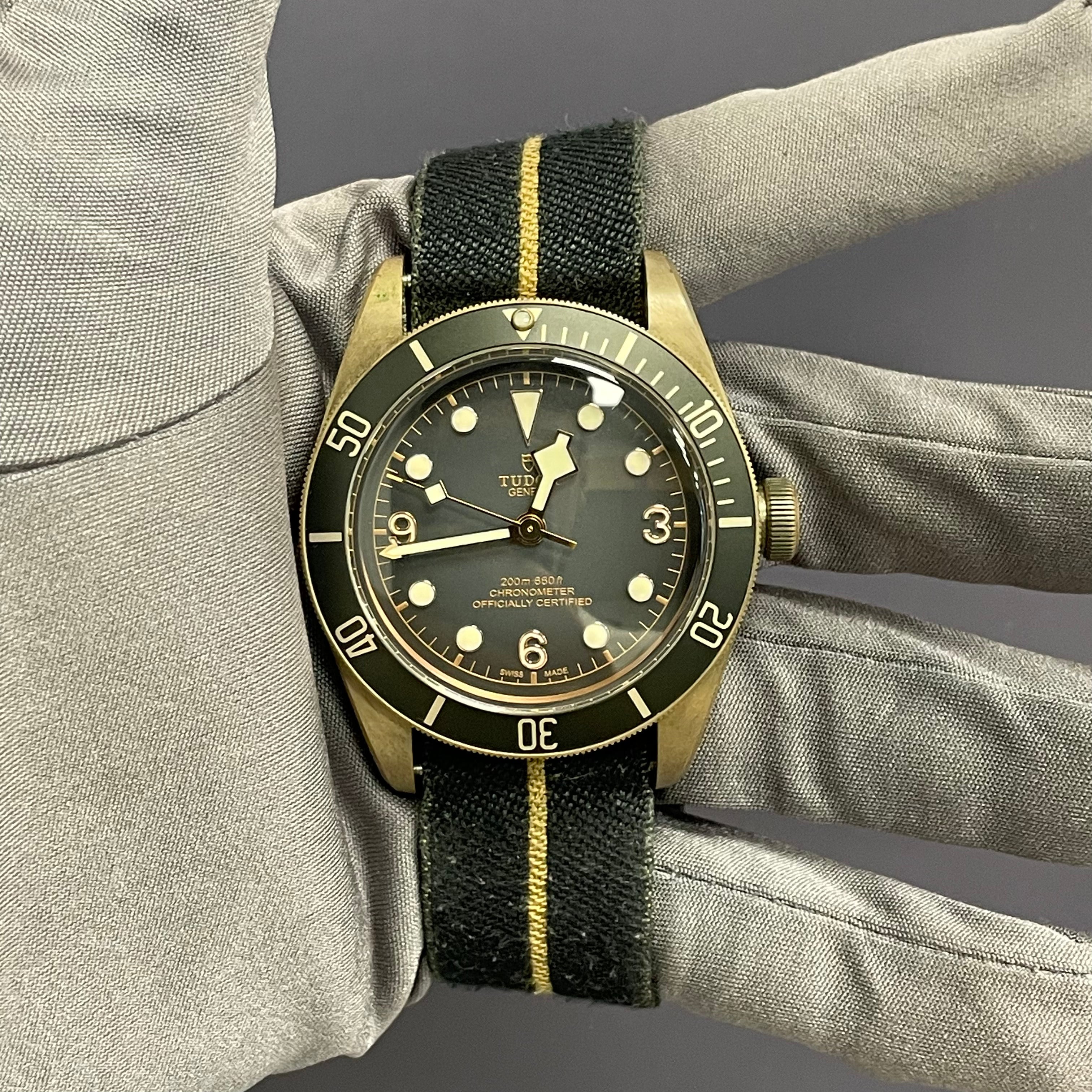 Tudor Black Bay 43mm Slate Grey Dial Watch Reference #: M79250BA - Happy Jewelers Fine Jewelry Lifetime Warranty