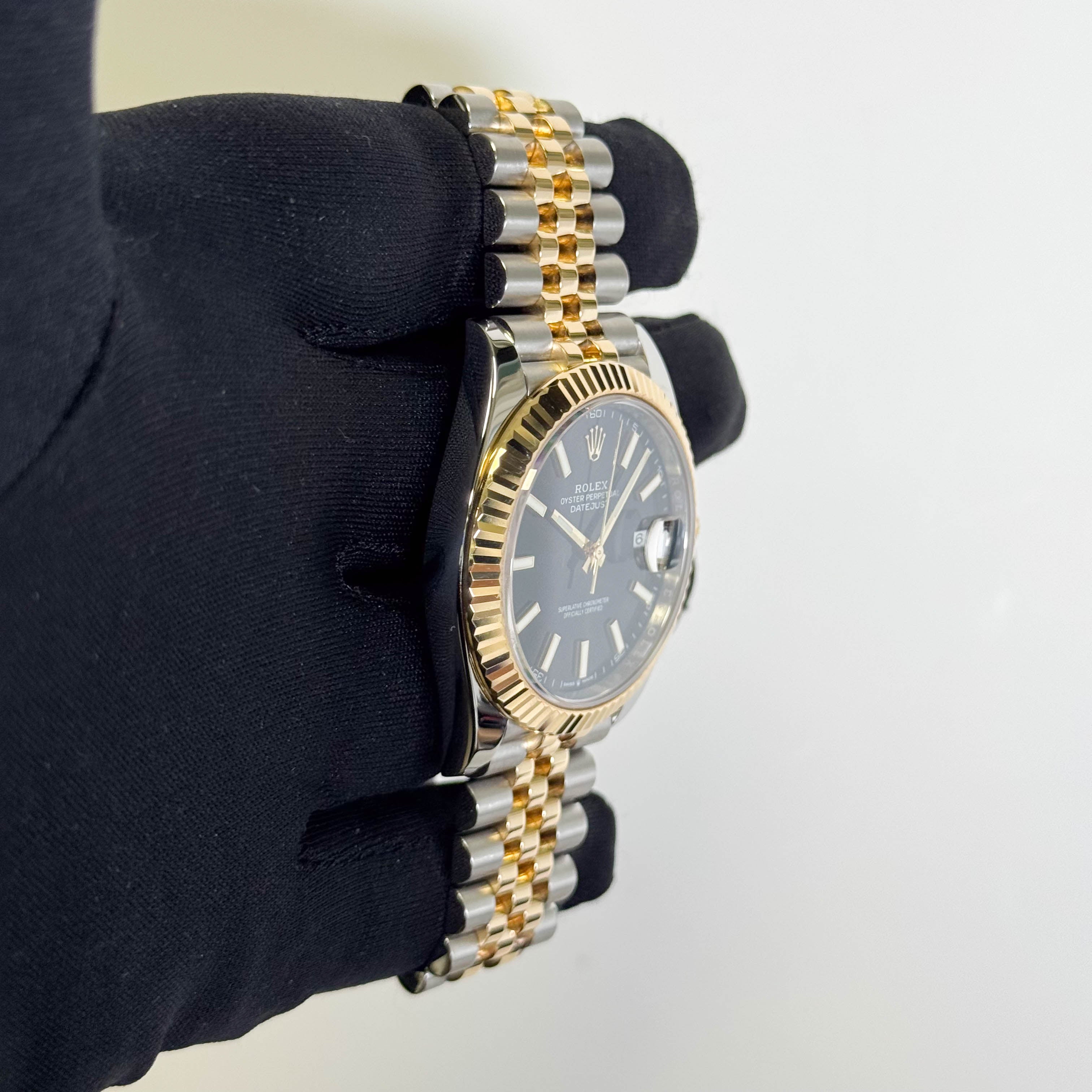 Rolex Datejust 41mm Black Dial Watch Ref# 126333 - Happy Jewelers Fine Jewelry Lifetime Warranty