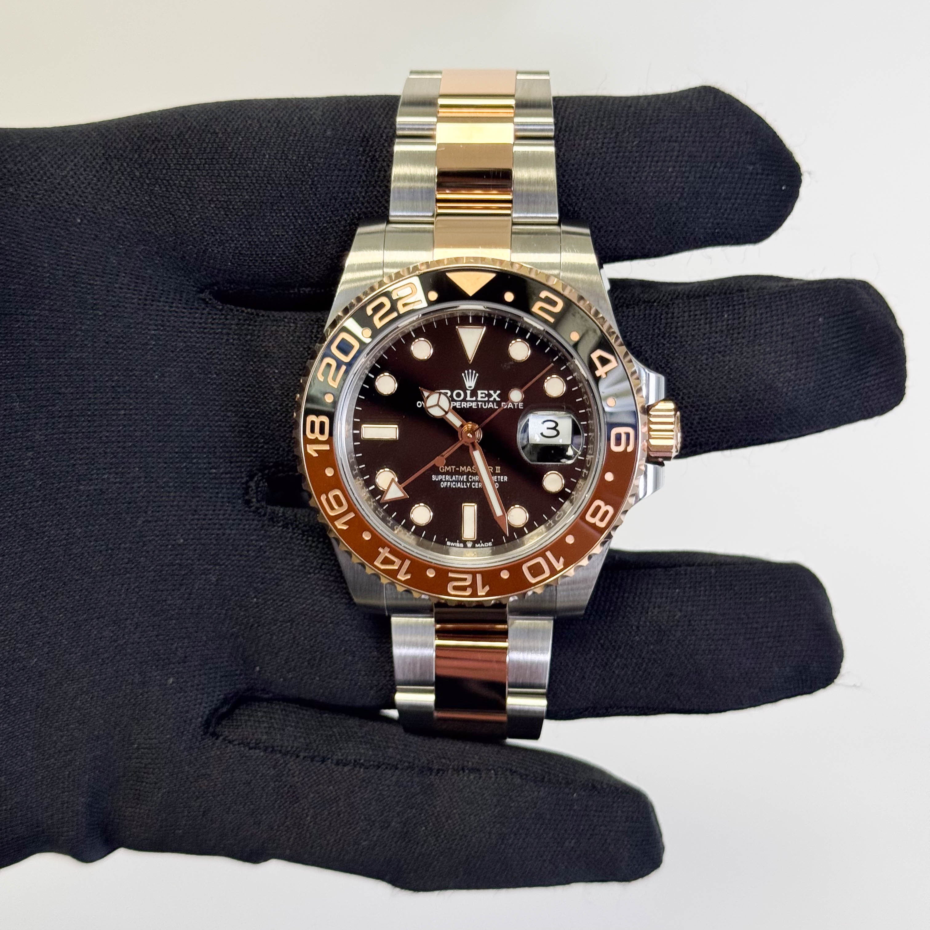 Rolex GMT-Master II 40mm Black Dial Watch Ref# 126711CHNR - Happy Jewelers Fine Jewelry Lifetime Warranty