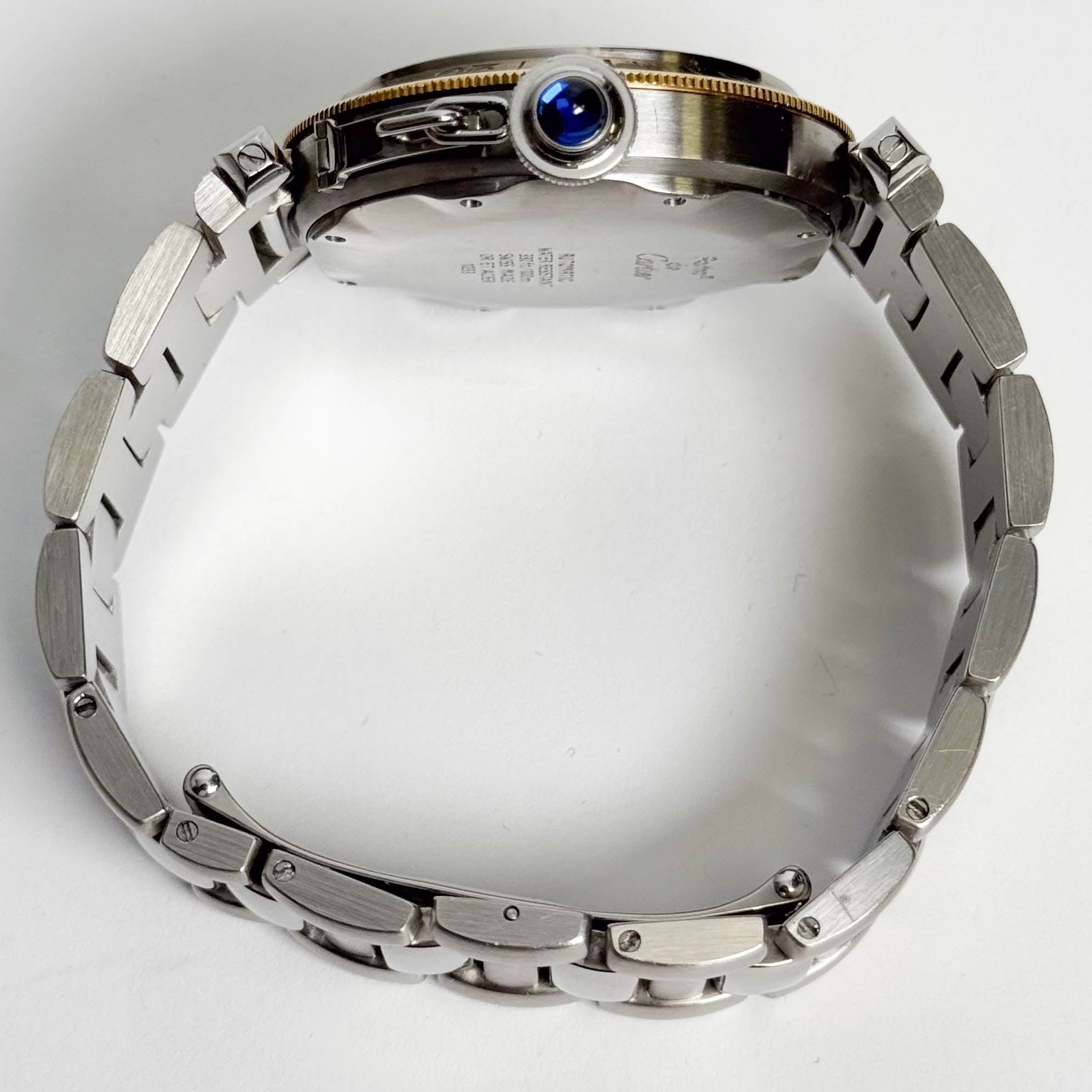 Cartier Pasha 38mm Cream Dial Watch Ref# W31012H3 - Happy Jewelers Fine Jewelry Lifetime Warranty