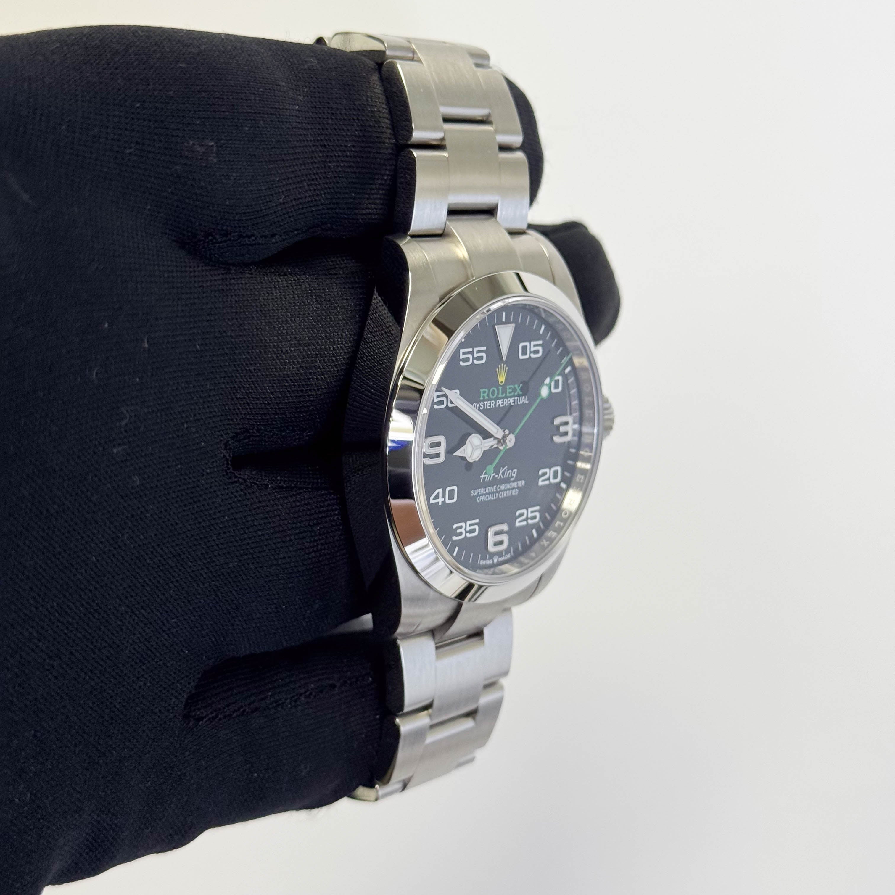 Rolex Air-King 40mm Black Dial Watch Ref# 126900 - Happy Jewelers Fine Jewelry Lifetime Warranty