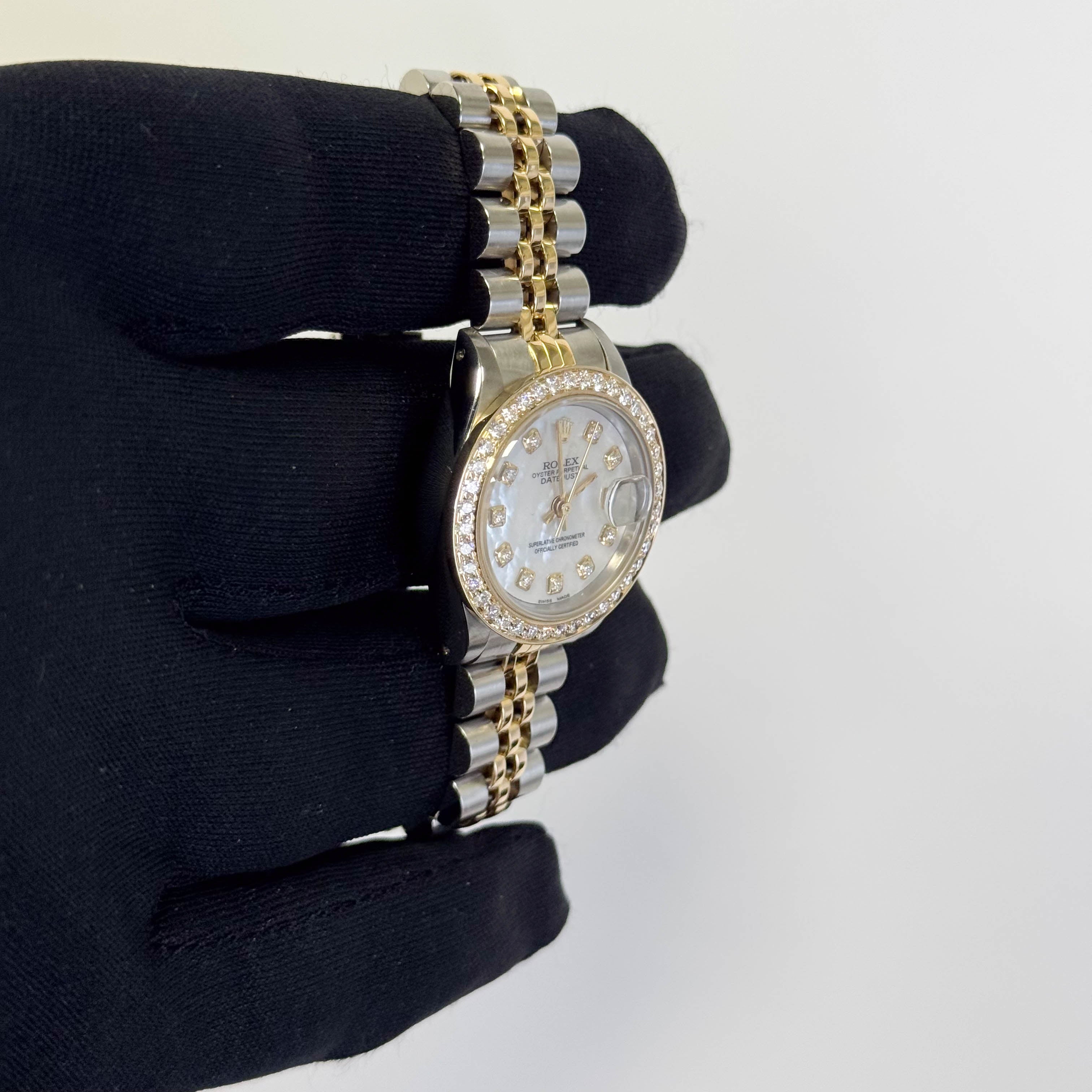 Rolex Datejust 26mm MOP Dial Watch Ref# 69173 - Happy Jewelers Fine Jewelry Lifetime Warranty